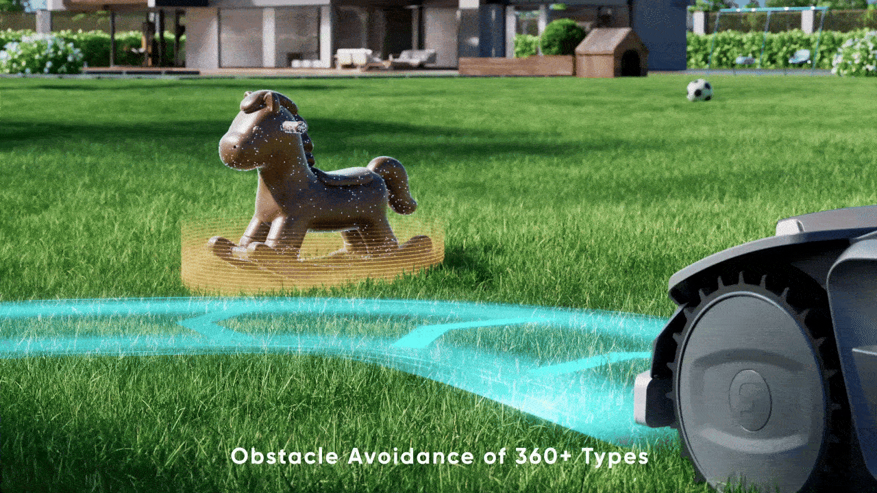lawn mower，Courtyard cleaning，robot，cg，Product animation，three-dimensional，Sailor，