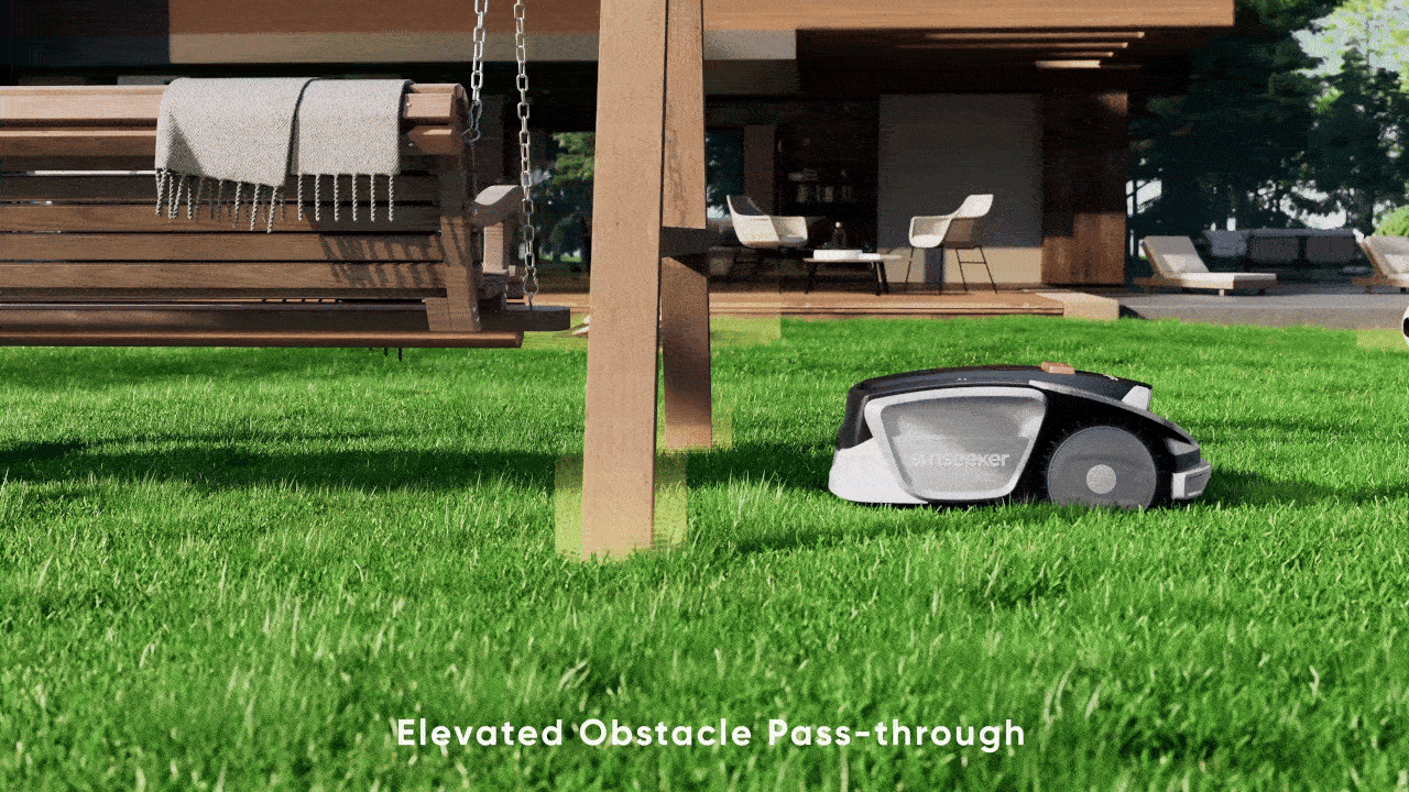 lawn mower，Courtyard cleaning，robot，cg，Product animation，three-dimensional，Sailor，