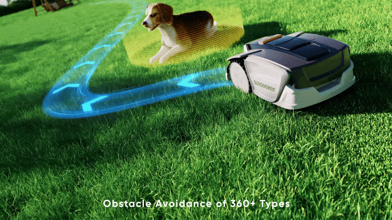 lawn mower，Courtyard cleaning，robot，cg，Product animation，three-dimensional，Sailor，