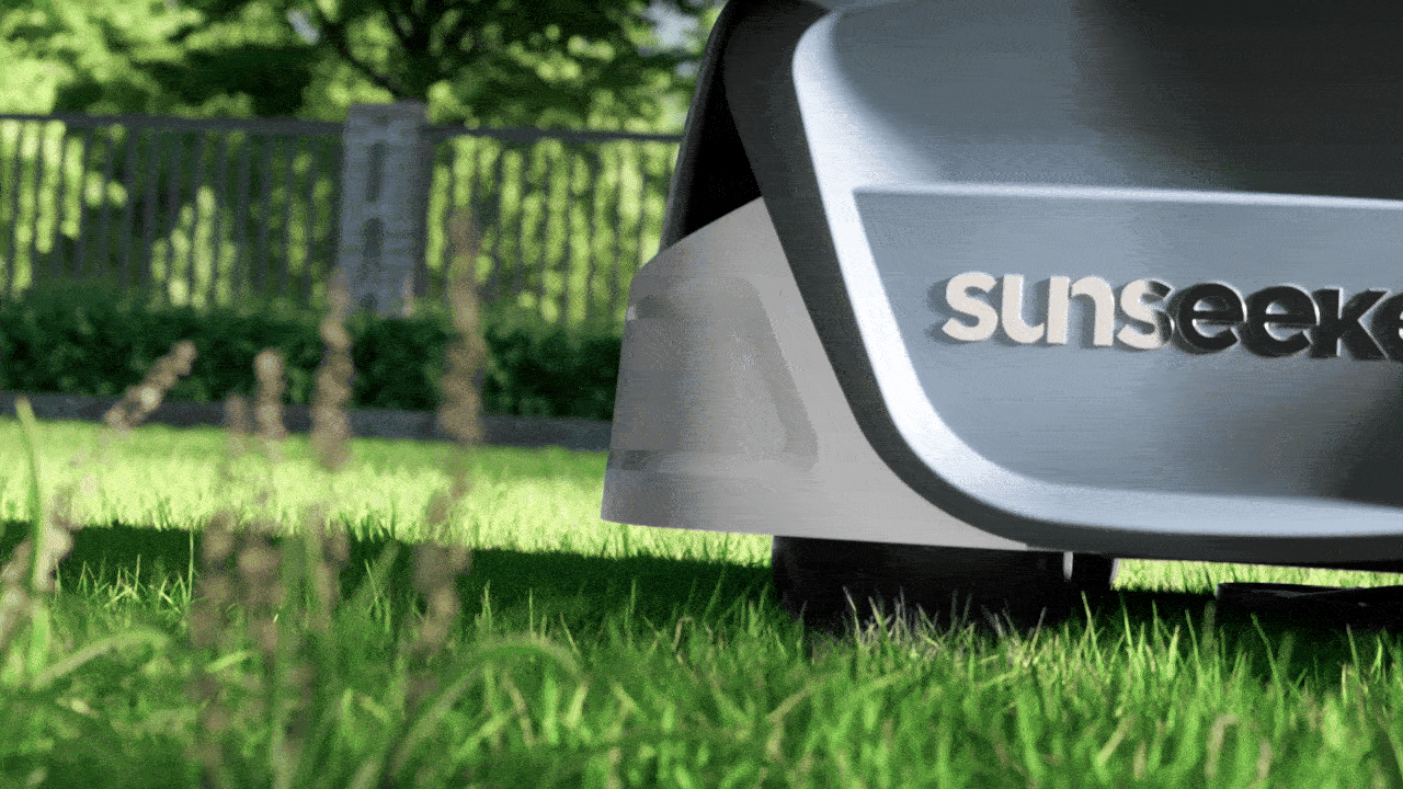 lawn mower，Courtyard cleaning，robot，cg，Product animation，three-dimensional，Sailor，