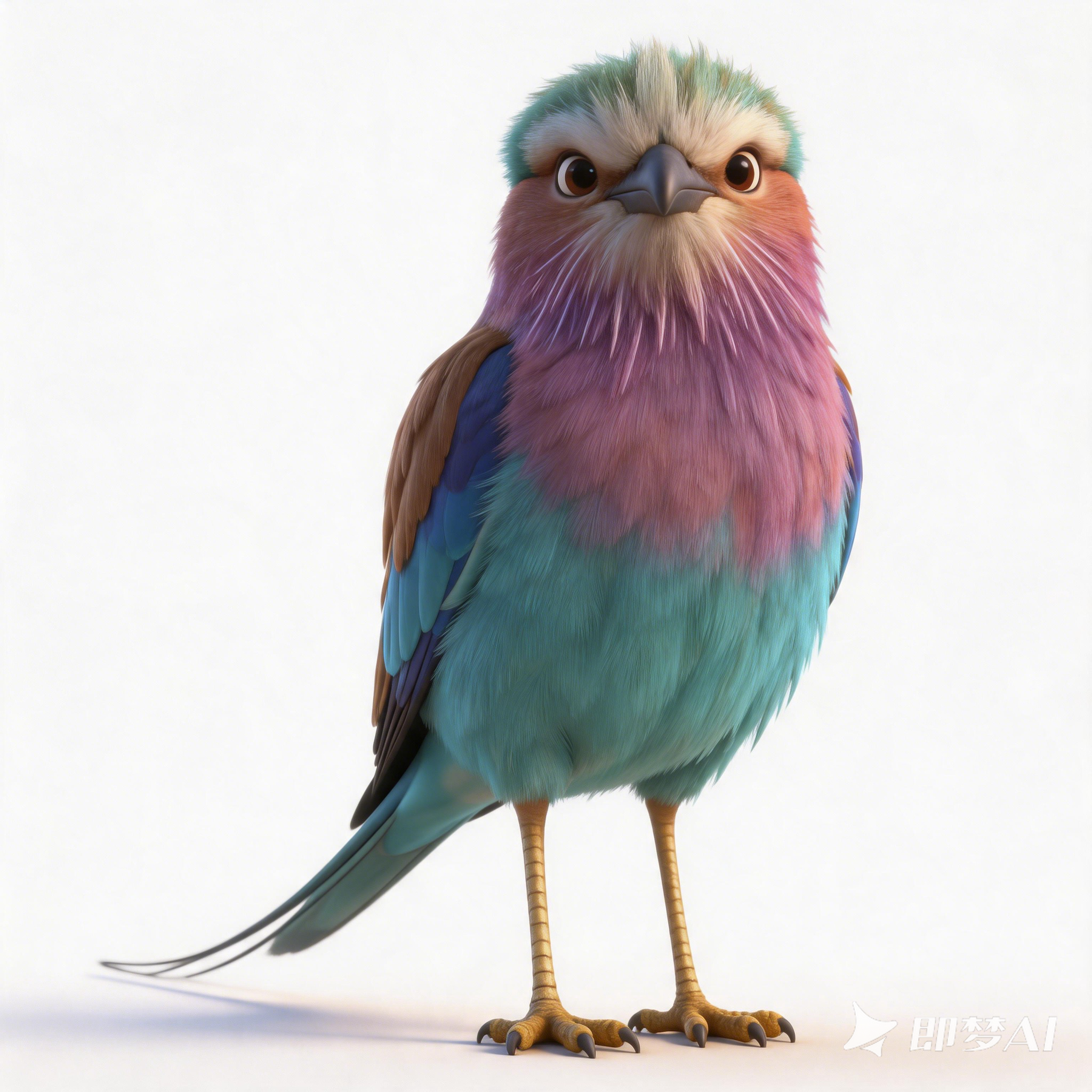 Purple-breasted Roller，