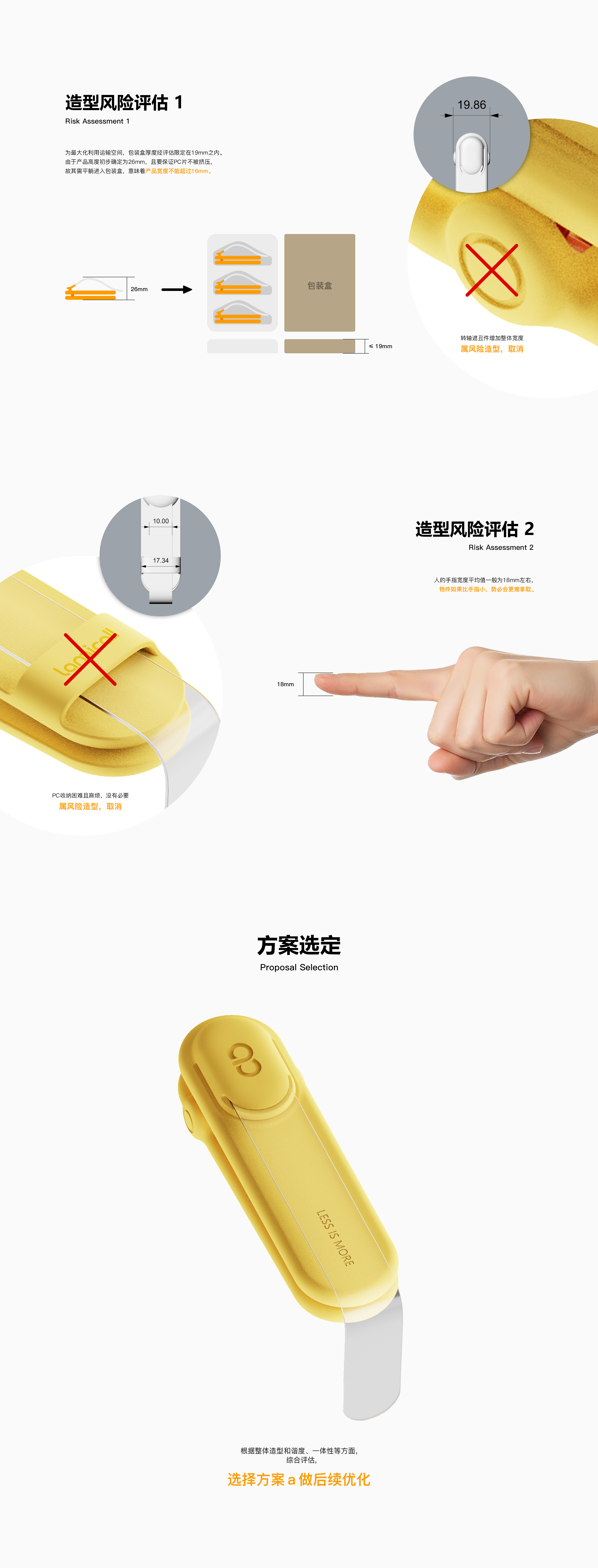 Full process design，Appearance function derivation，cmf，Project Retrospective，Bookmark clip，sample reels，Structural design，Pain point mining，