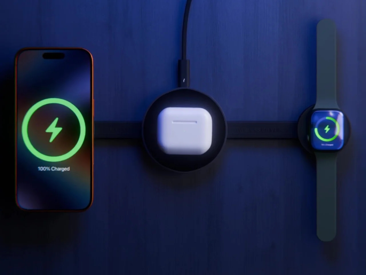 Alain Trifold，Charger，wireless，conceptual design，