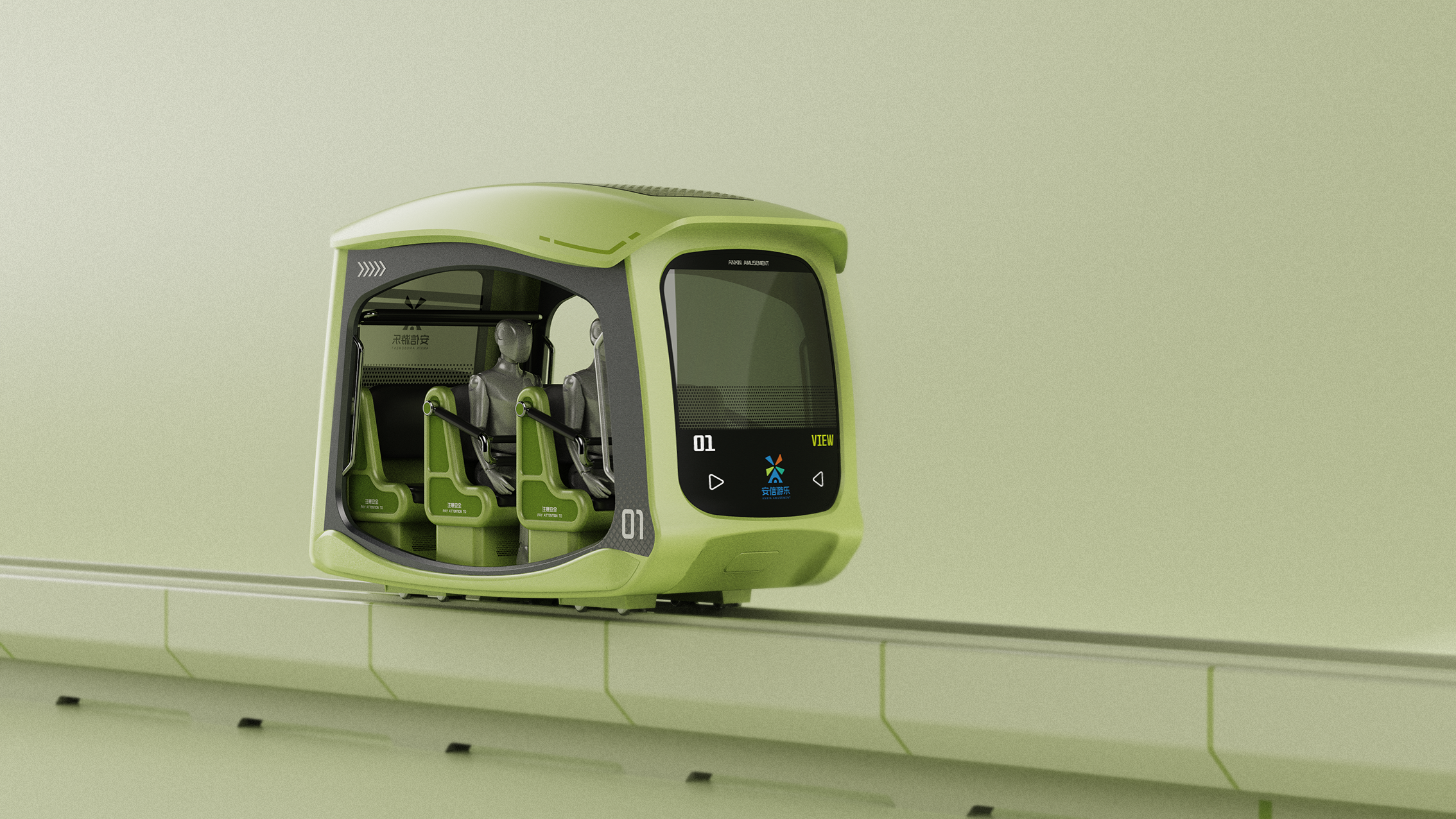 Scenic Tour，Sightseeing car，Convenient tool，Wenlv Scenic Spot，