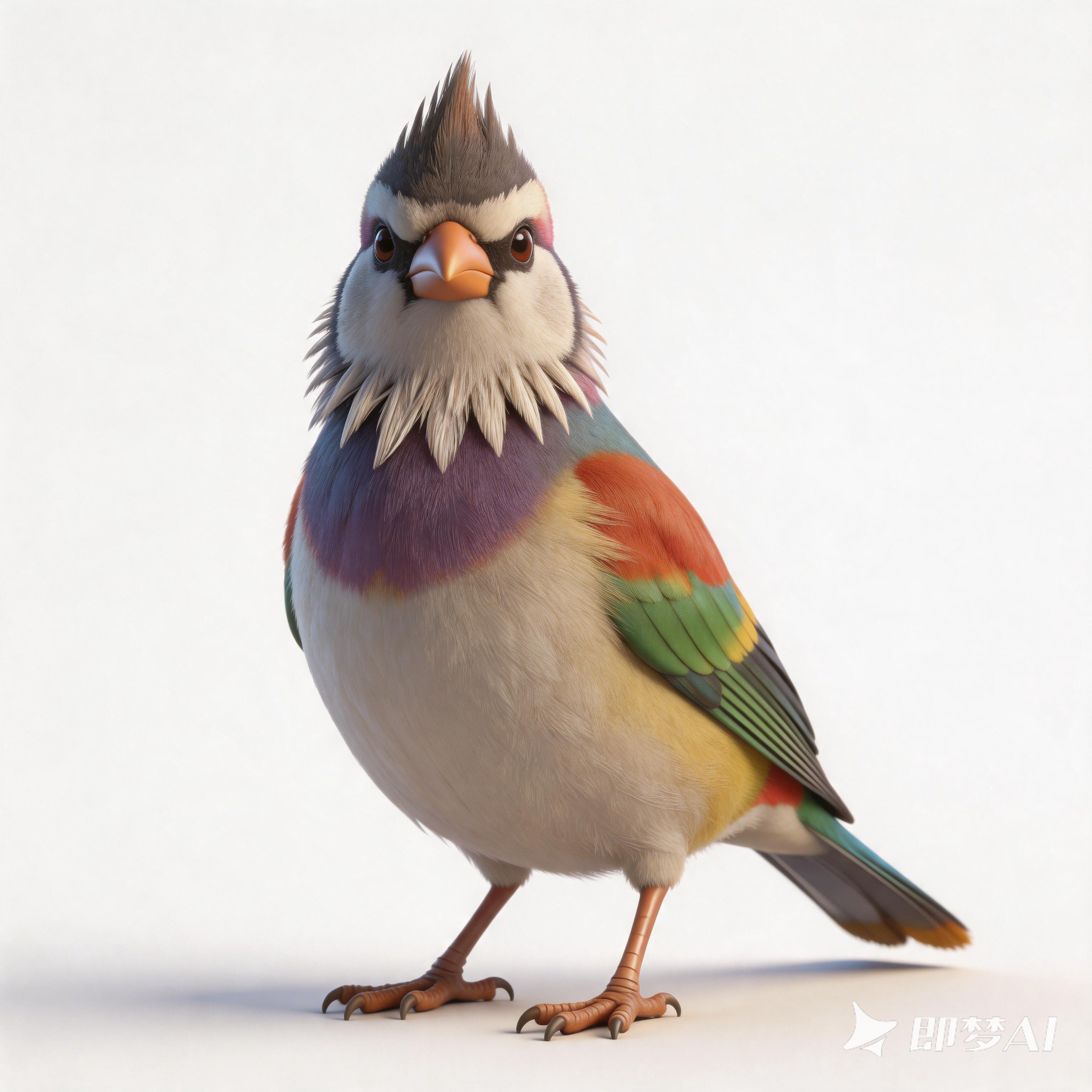 Seven-colored waxbill，