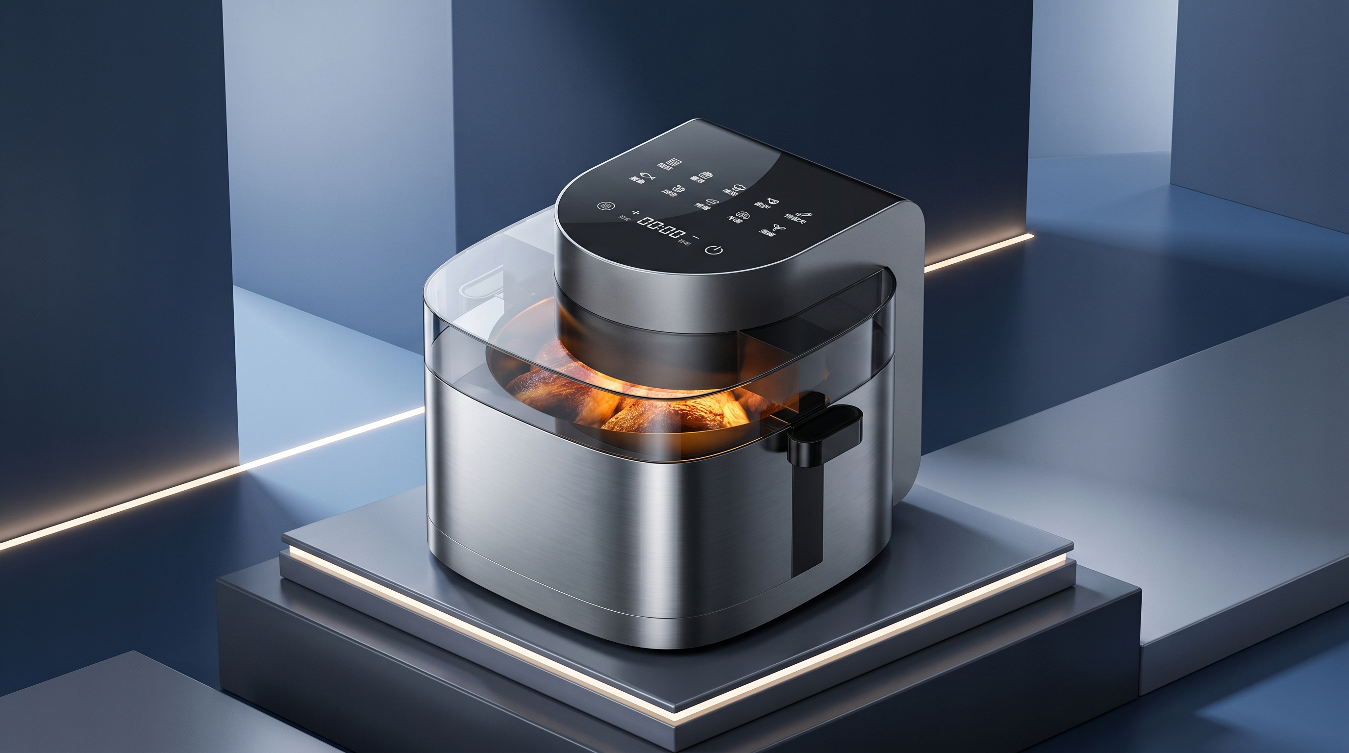 Air fryer，small home appliances，Appearance design，product design，get design，
