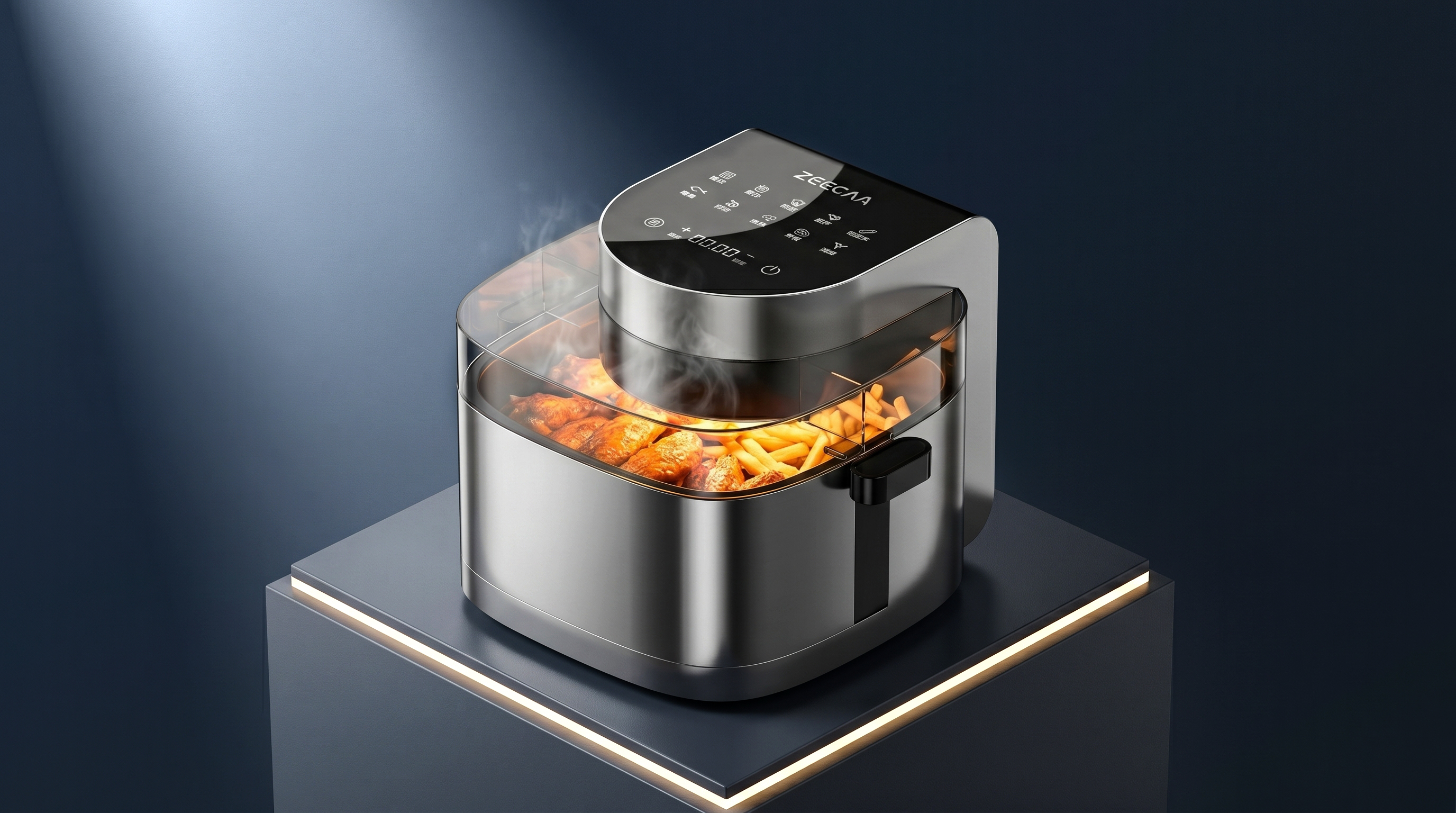 Air fryer，small home appliances，Appearance design，product design，get design，