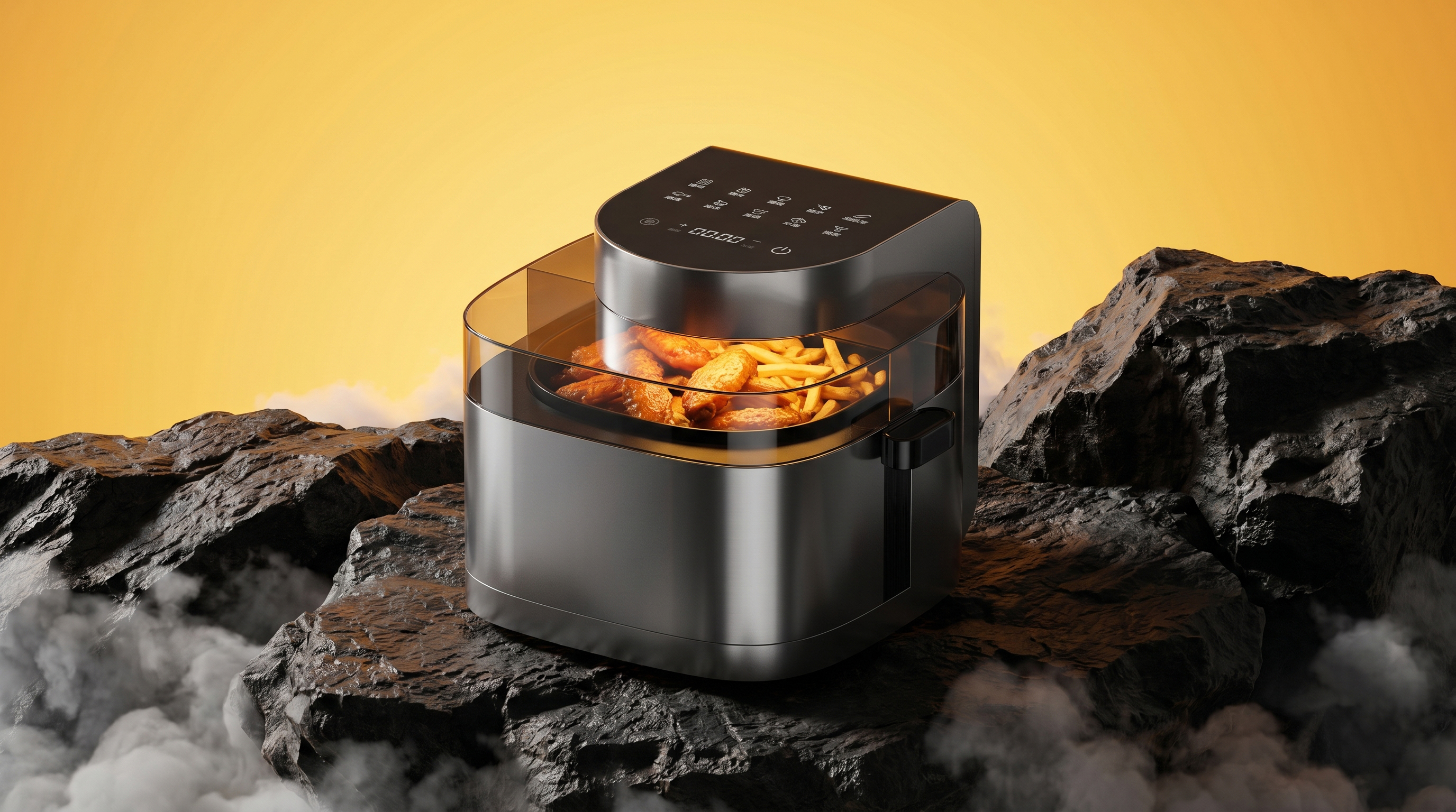 Air fryer，small home appliances，Appearance design，product design，get design，