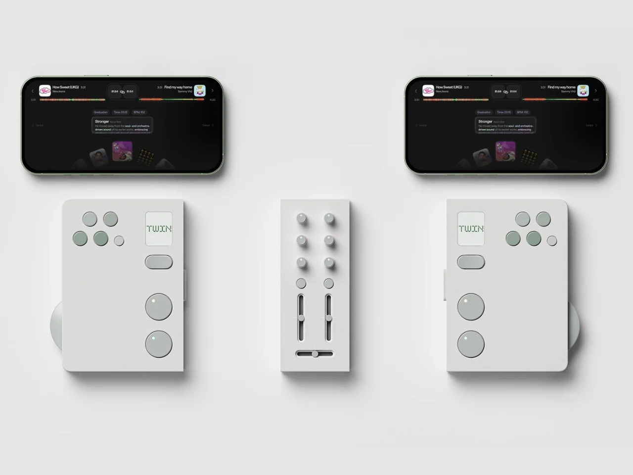 Twin，DJ controller，conceptual design，Electronics，
