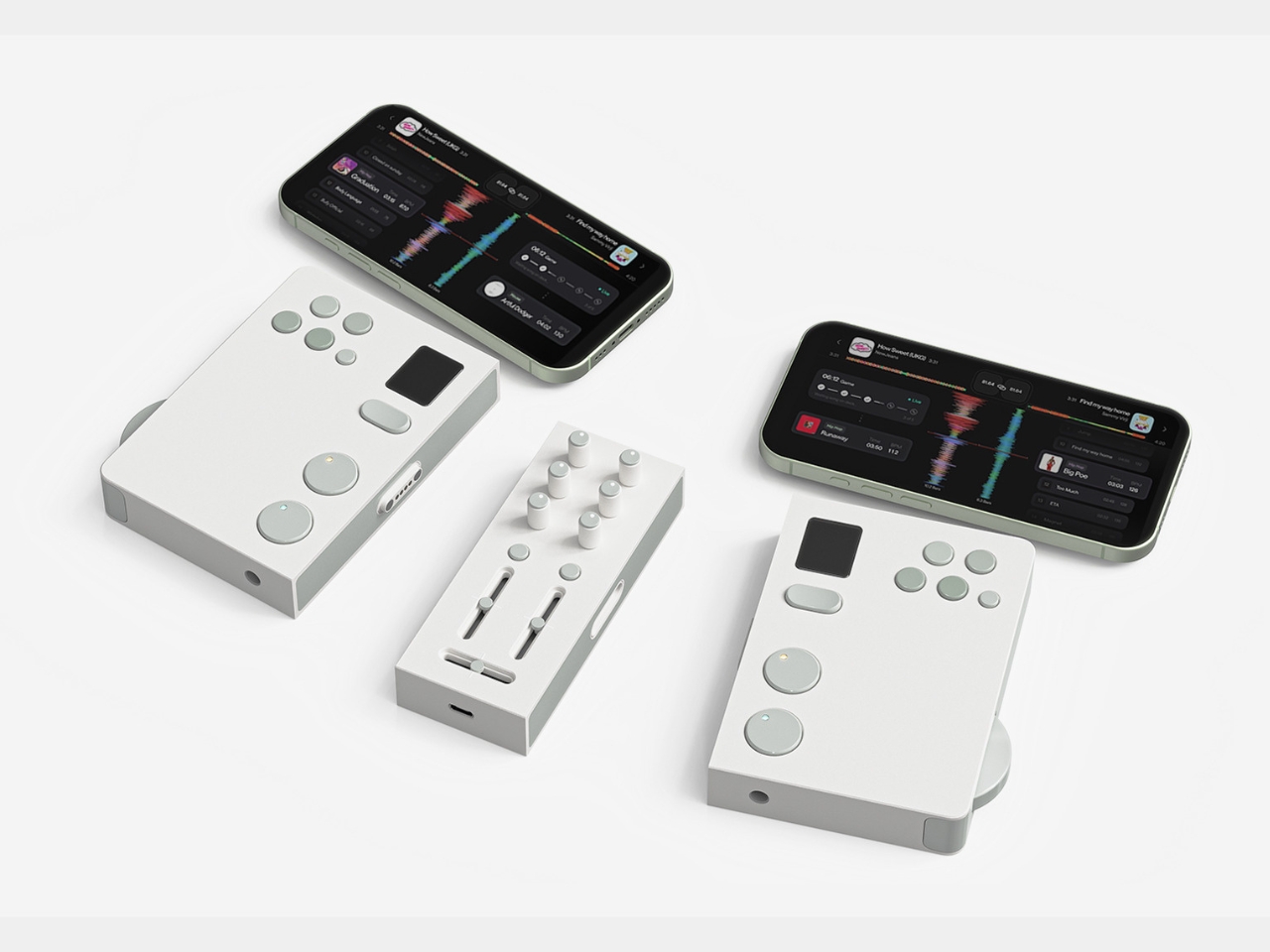 Twin，DJ controller，conceptual design，Electronics，