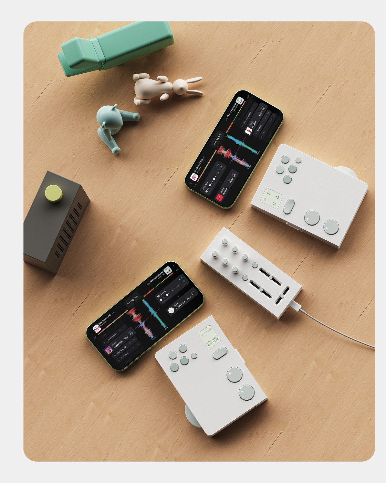 Twin，DJ controller，conceptual design，Electronics，