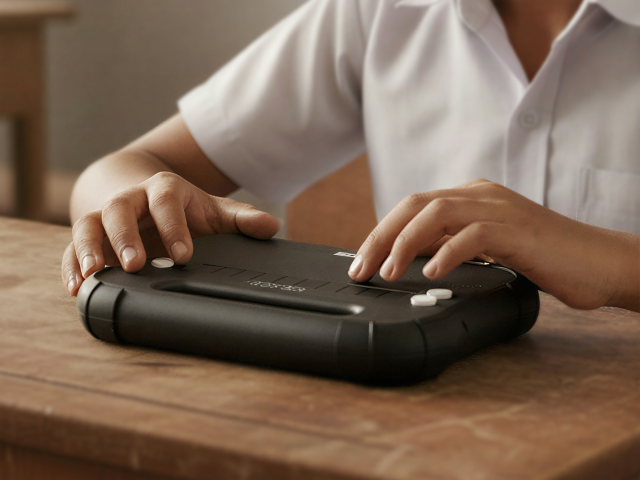 Vembi Hexis，Braille Reader，Digital，Electronic equipment，