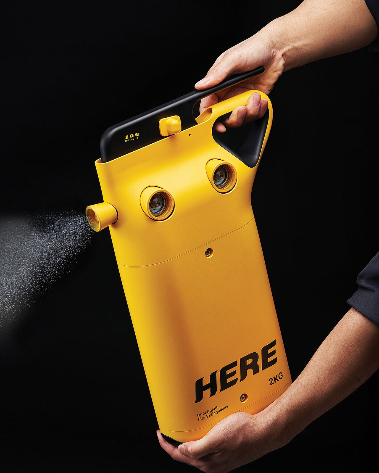 HERE，Fire Extinguisher，conceptual design，originality，
