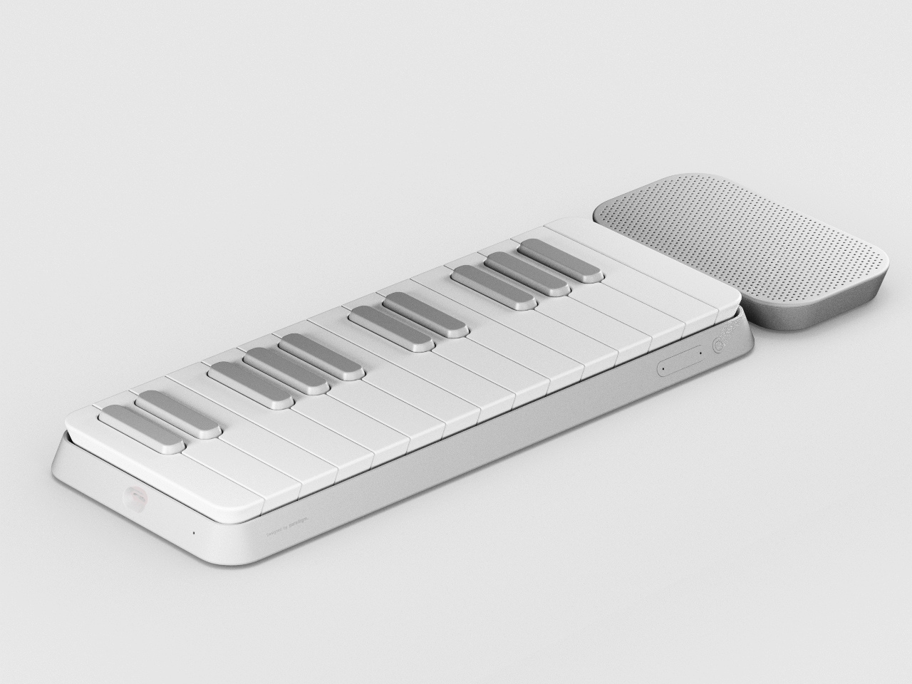 MIDI Controller，Music equipment，Minimalist industrial wind，magnetic attraction modular，Portable，