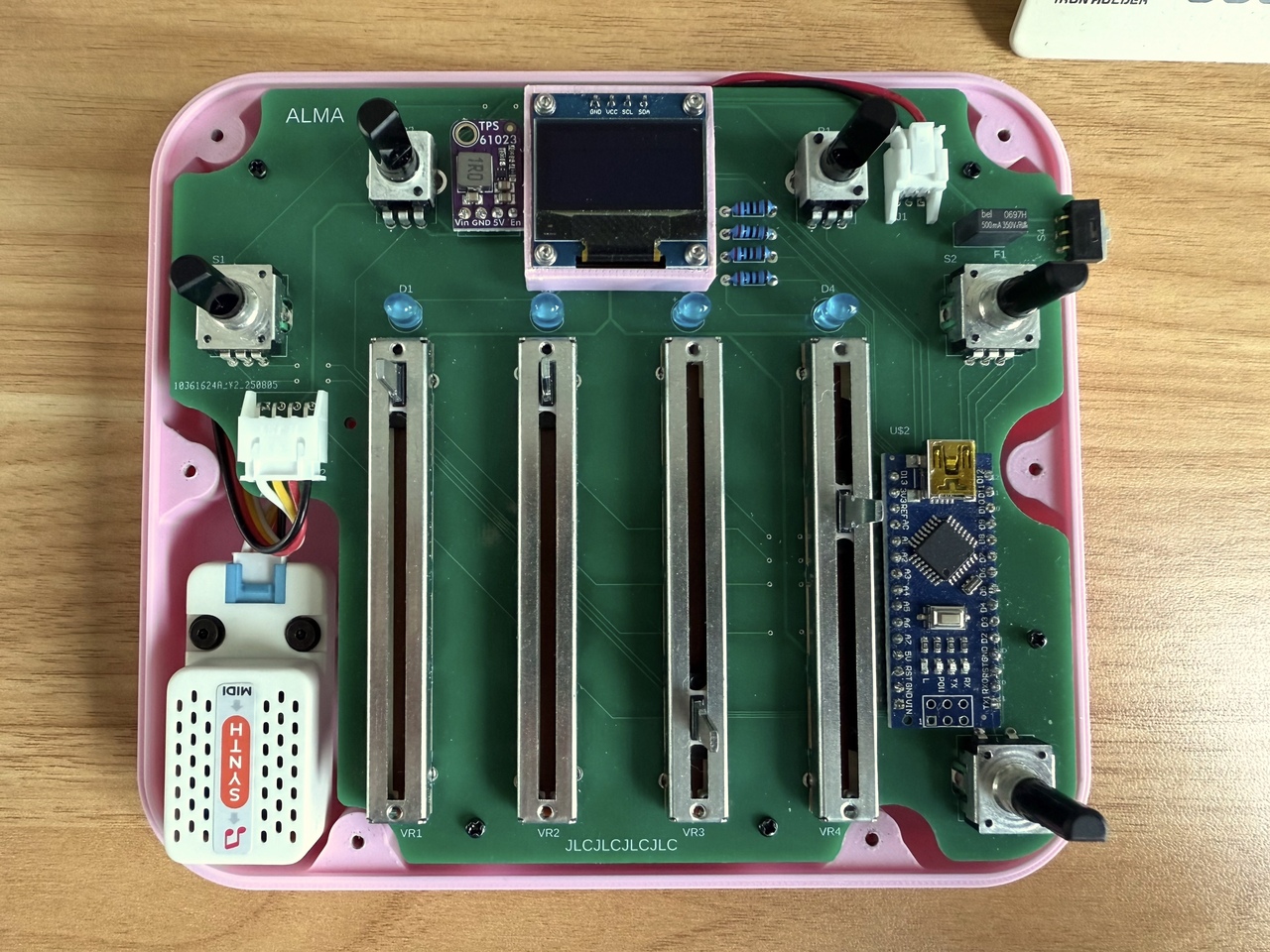 Children’s musical toys，diy，Synthesizer，4 Step Sequencer，Montessori Toys，