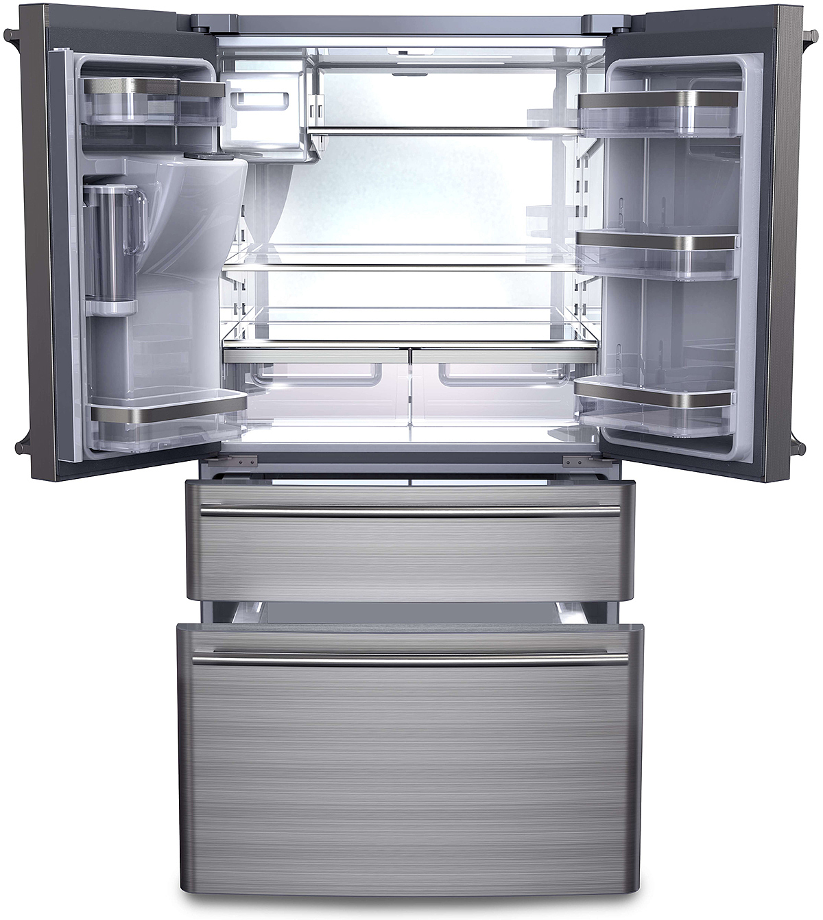 Haier，Refrigerator，silver，haier，domestic，