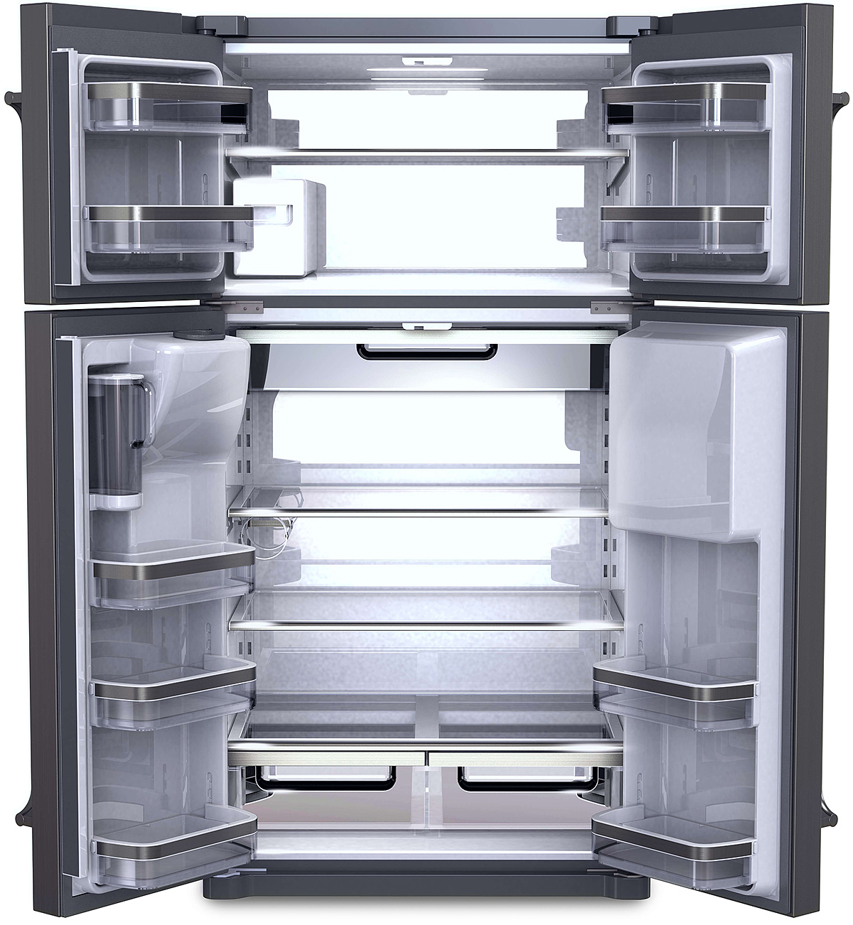 Haier，Refrigerator，silver，haier，domestic，