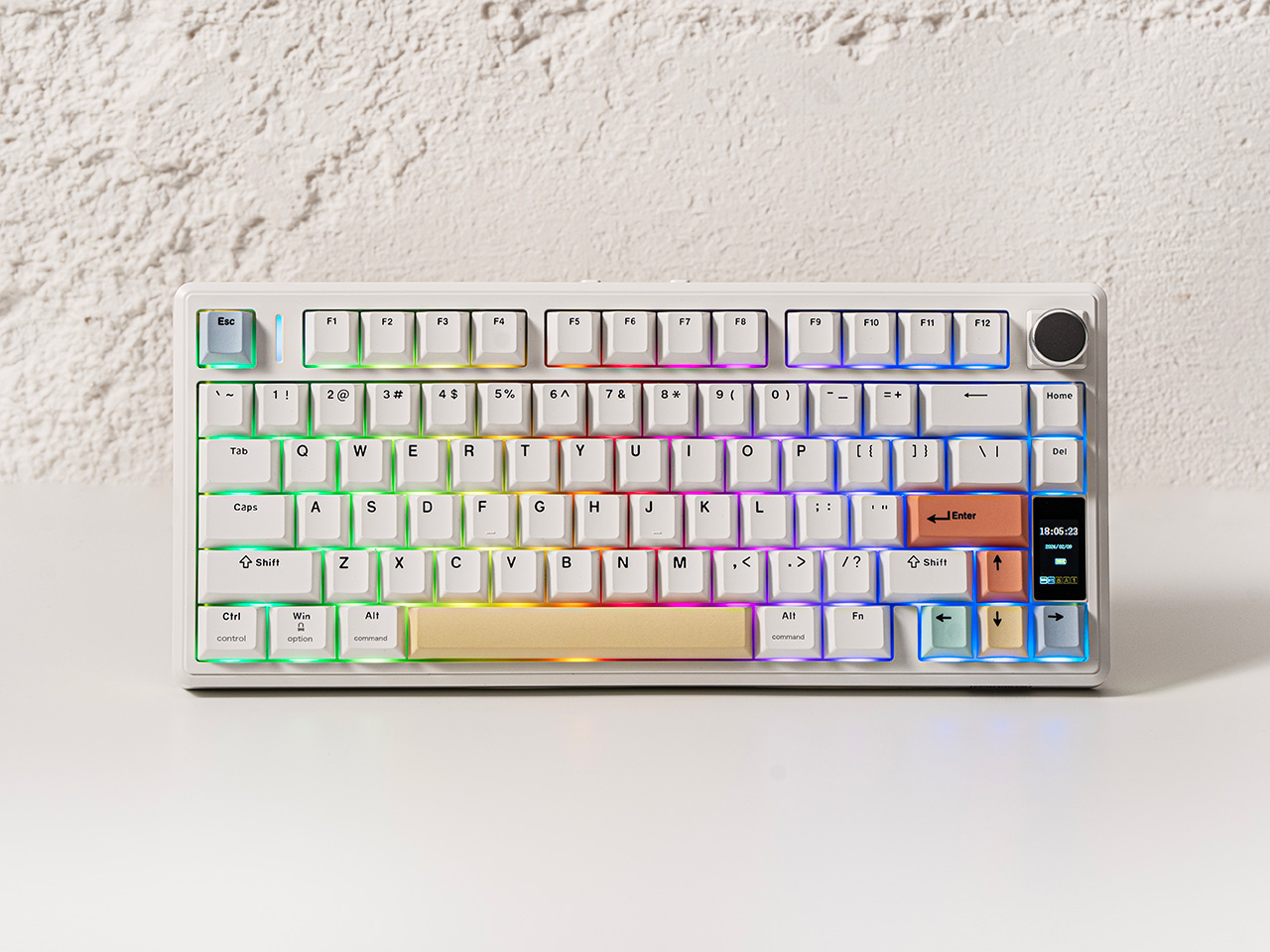 Epomaker TH80 V2，Mechanical keyboard，Wireless design，Hot plug，Long battery life，