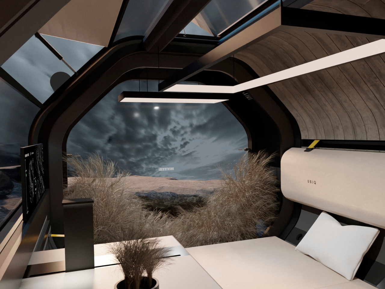 Mobile caravan，Cabin，RV Design，Nordic minimalism，modularization，