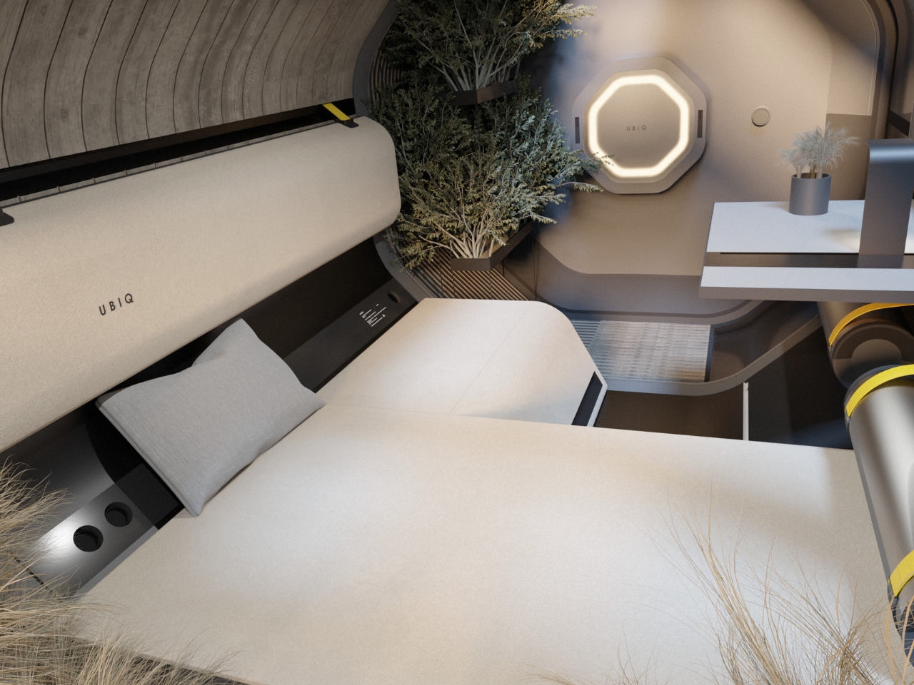 Mobile caravan，Cabin，RV Design，Nordic minimalism，modularization，