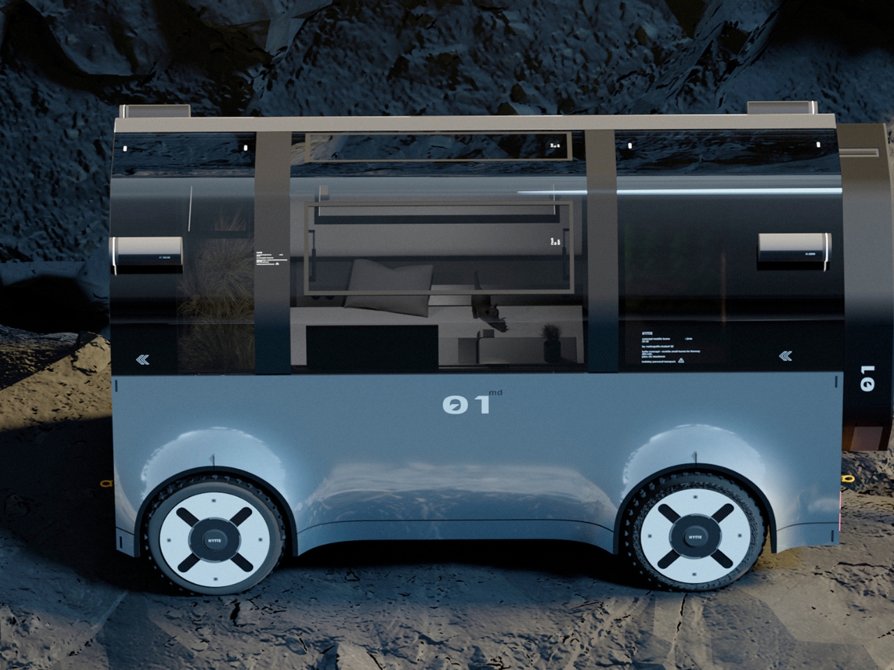 Mobile caravan，Cabin，RV Design，Nordic minimalism，modularization，
