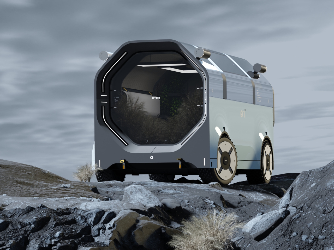 Mobile caravan，Cabin，RV Design，Nordic minimalism，modularization，