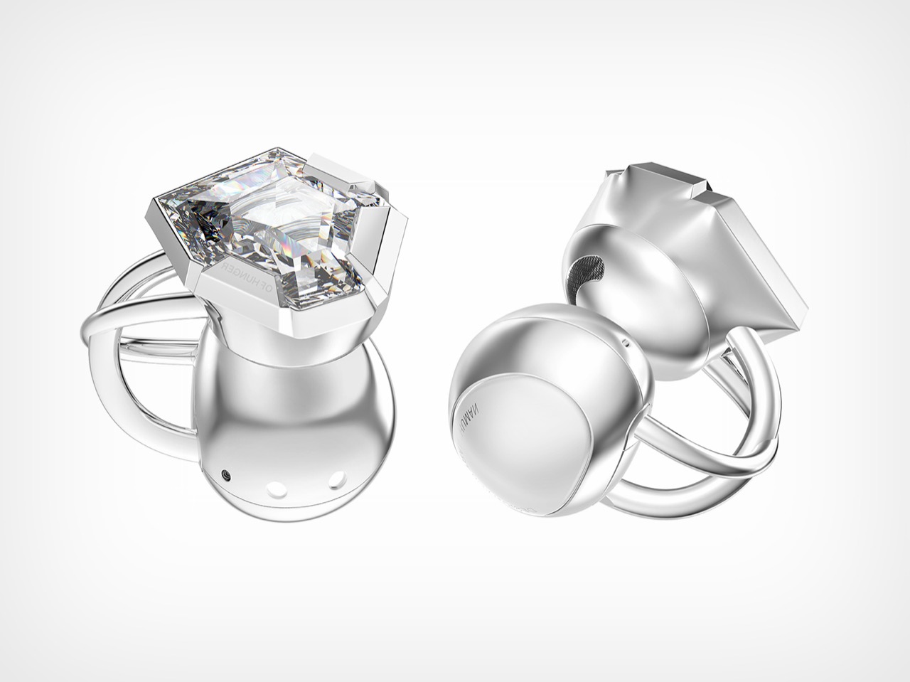 TWS headphones，Gem Headset，Light Luxury Digital，Wearable ，Female products，