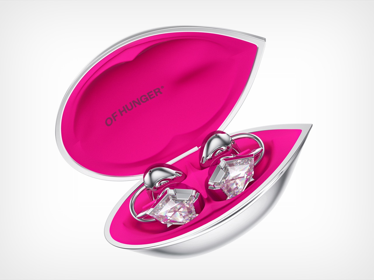 TWS headphones，Gem Headset，Light Luxury Digital，Wearable ，Female products，