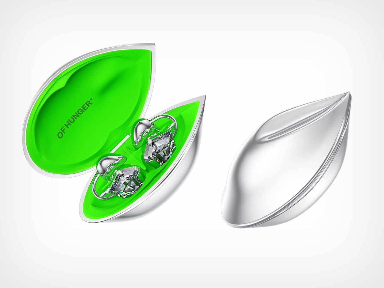 TWS headphones，Gem Headset，Light Luxury Digital，Wearable ，Female products，
