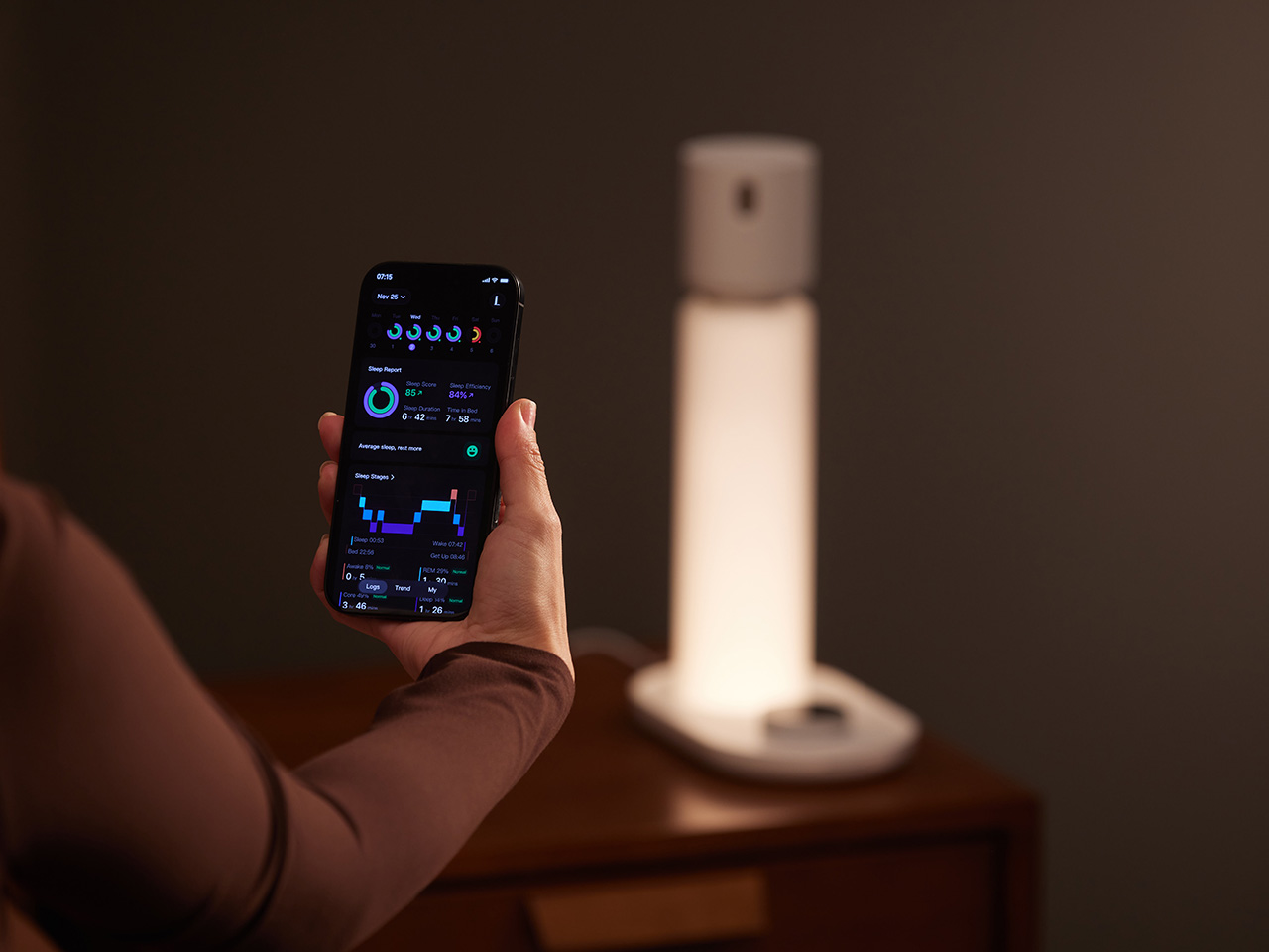Sleepal，Bedside lamp，sleep monitor ，Electronics，