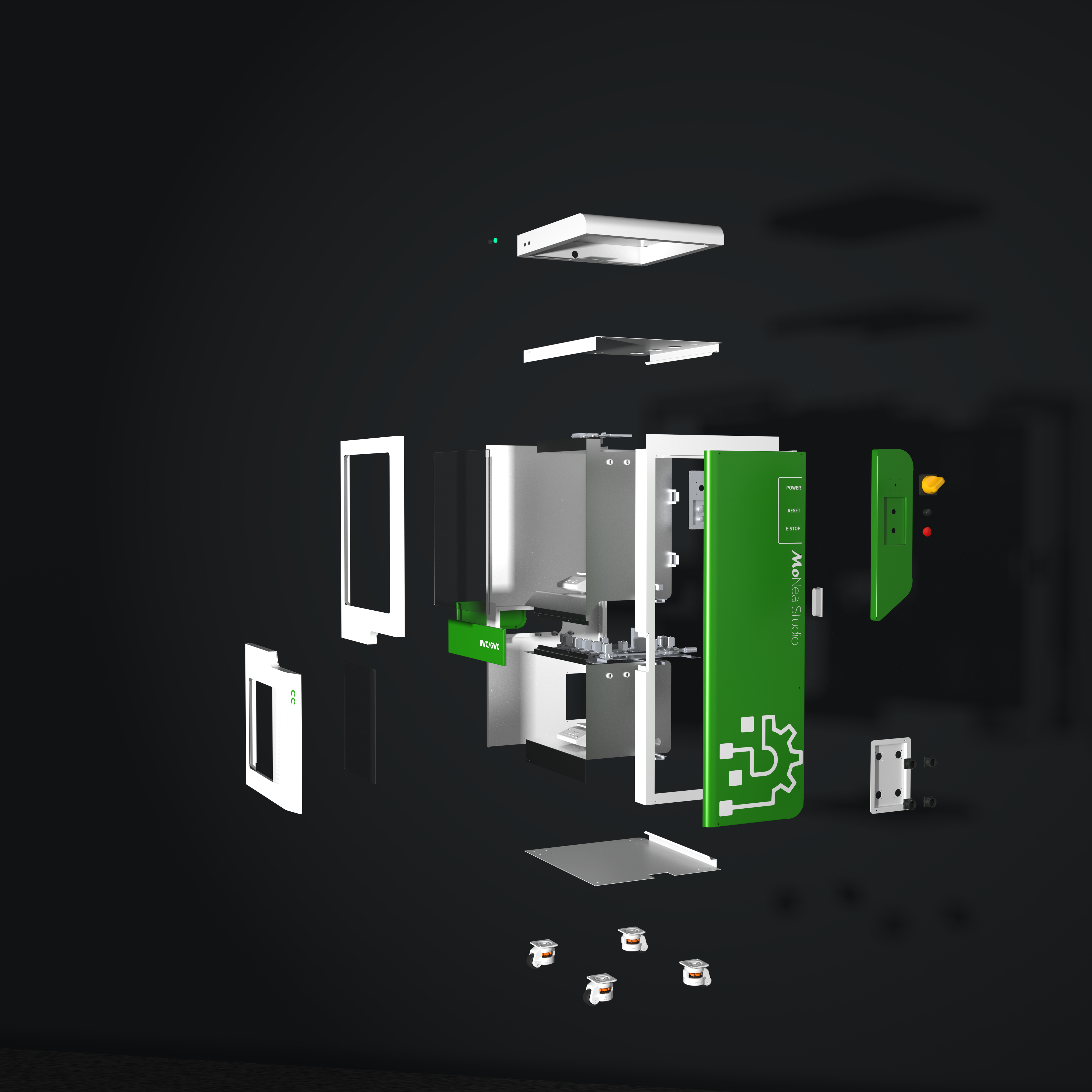 Professional equipment，Canister detection，Appearance design，Design case，product design，Industrial sheet metal，Testing Center，