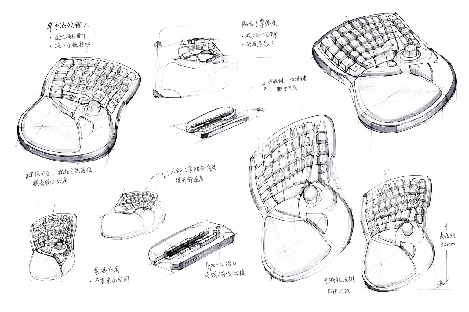product design，Keyboard Design/Product Design，