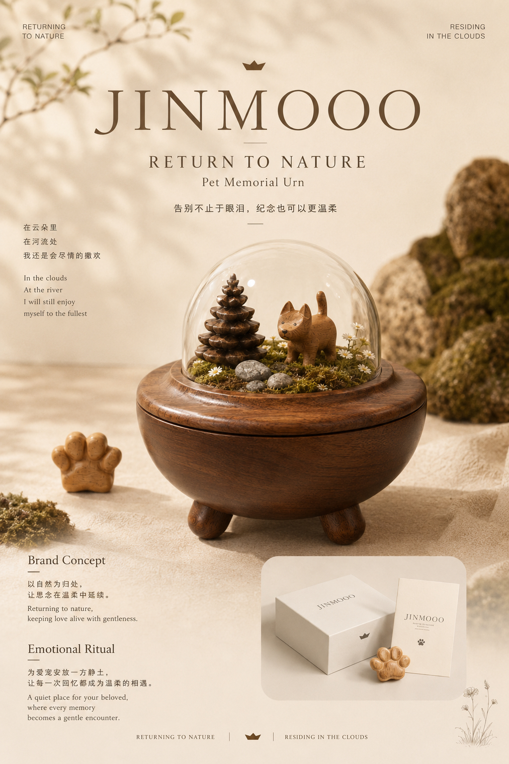 Industrial design product design pet memorial pet urn，