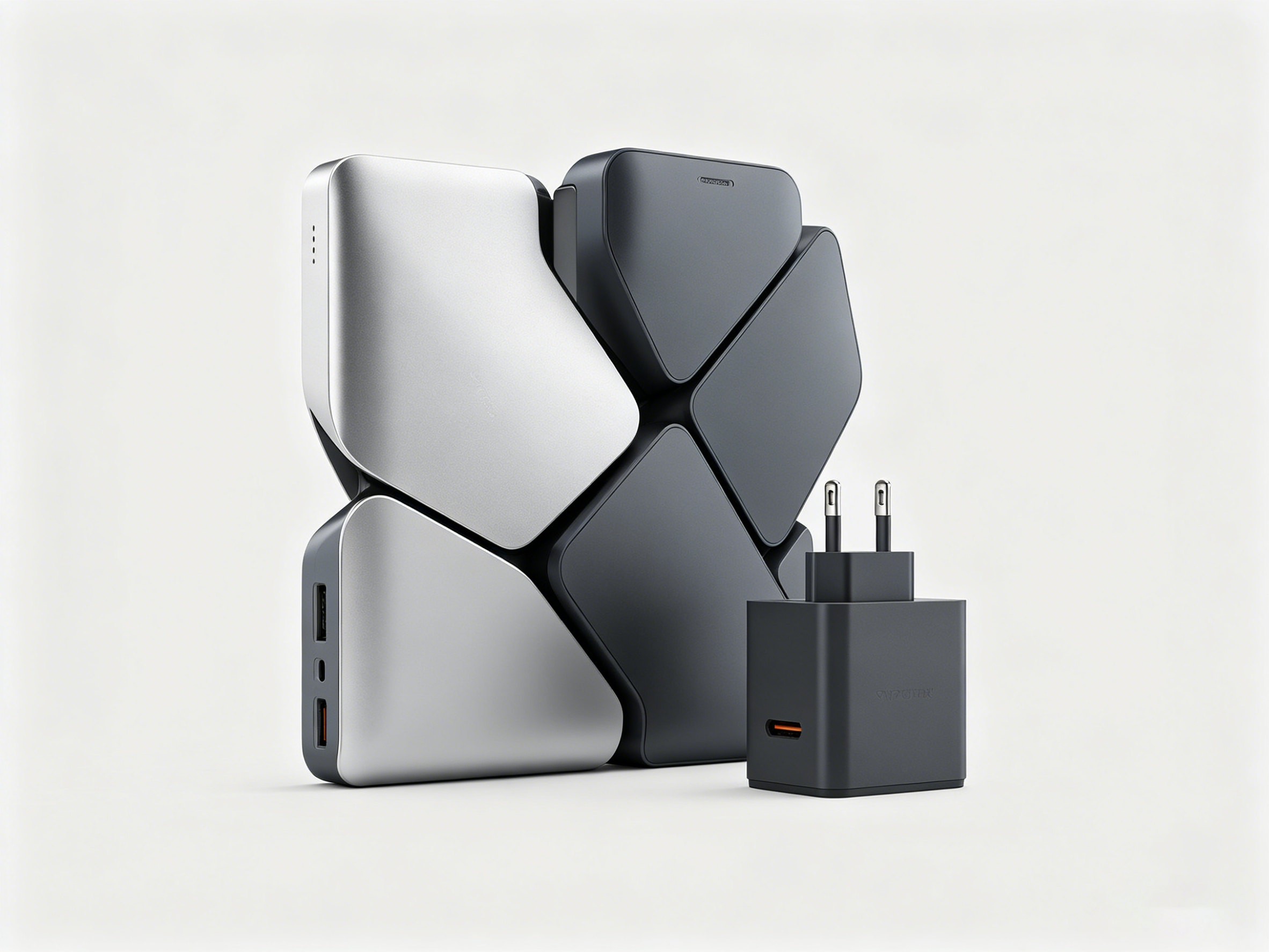 High-end portable power bank, smart charging pack, charger，