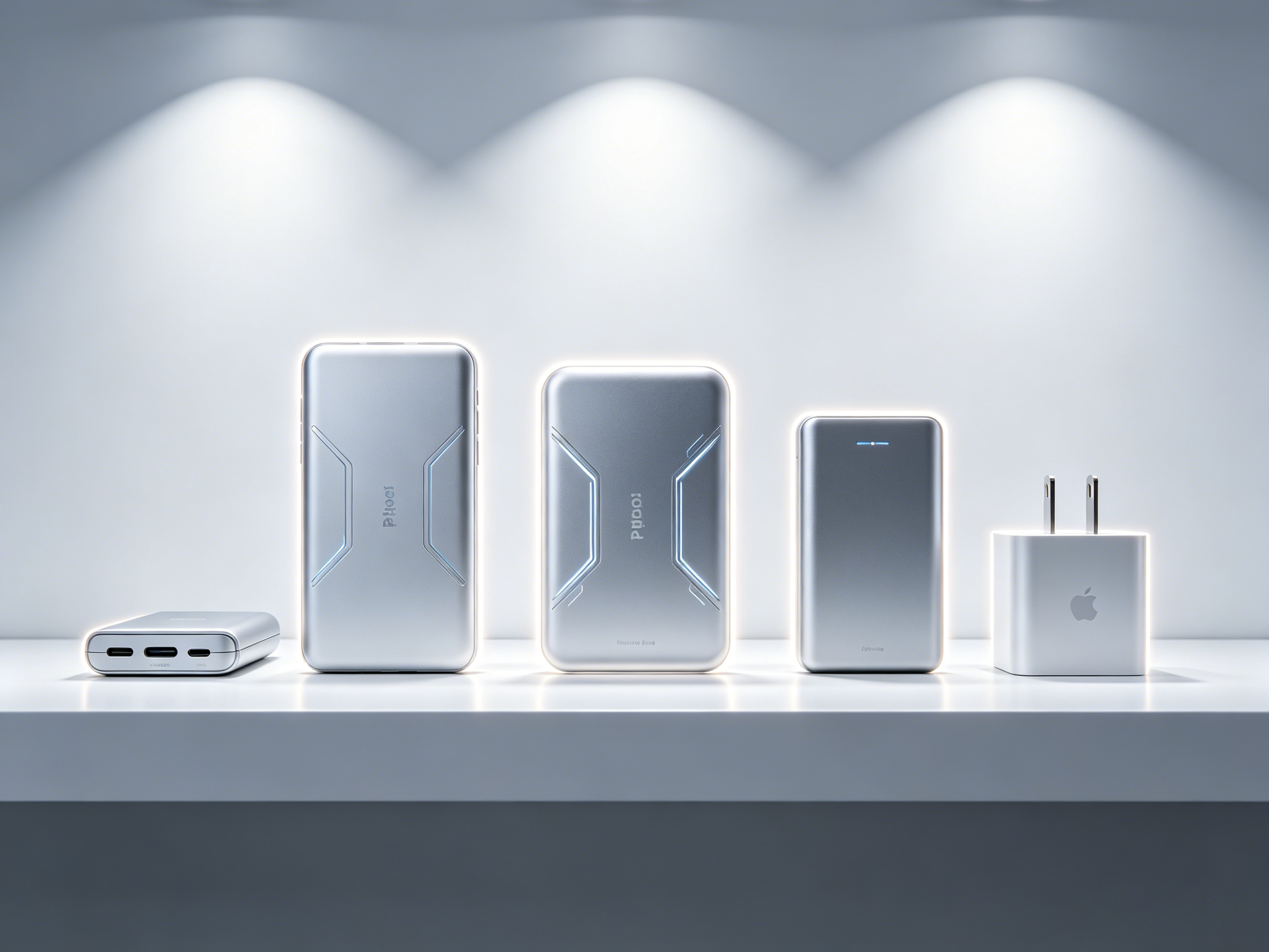 High-end portable power bank, smart charging pack, charger，
