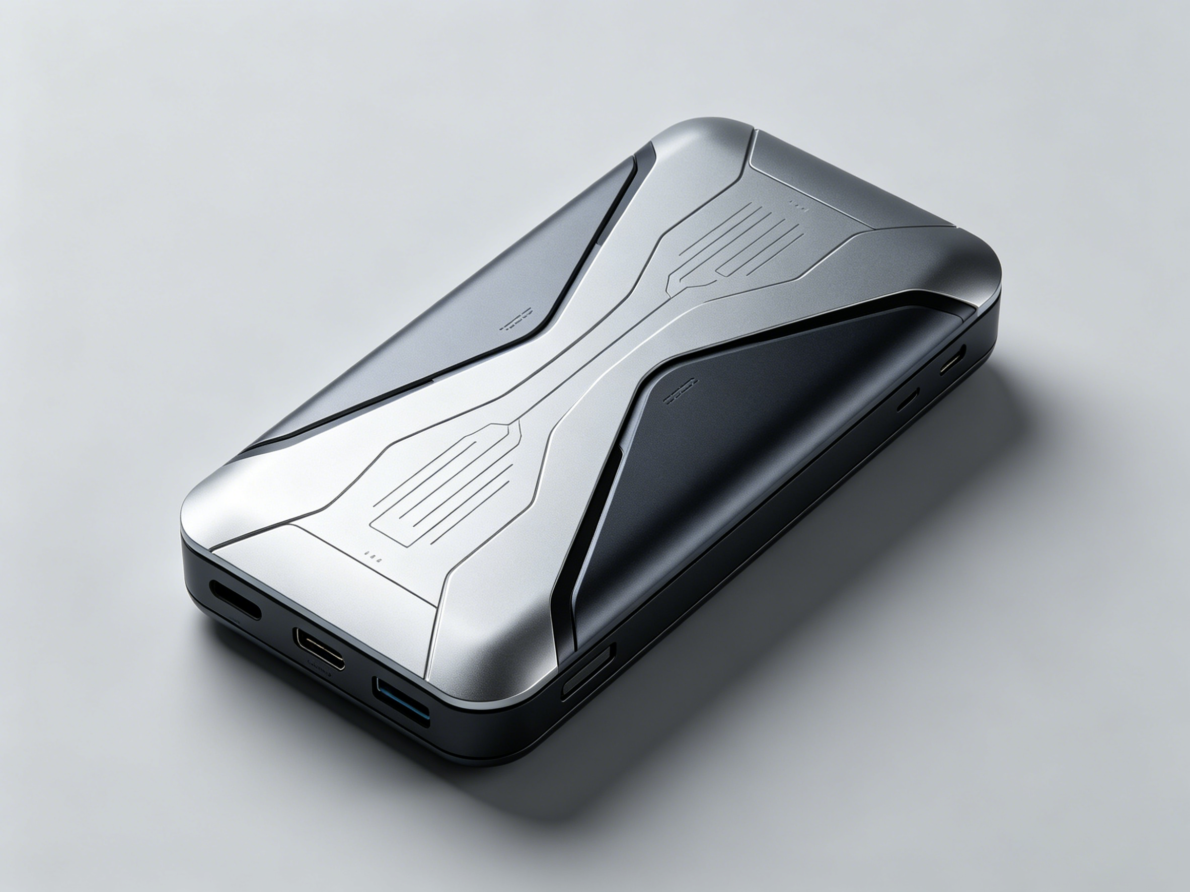 High-end portable power bank, smart charging pack, charger，