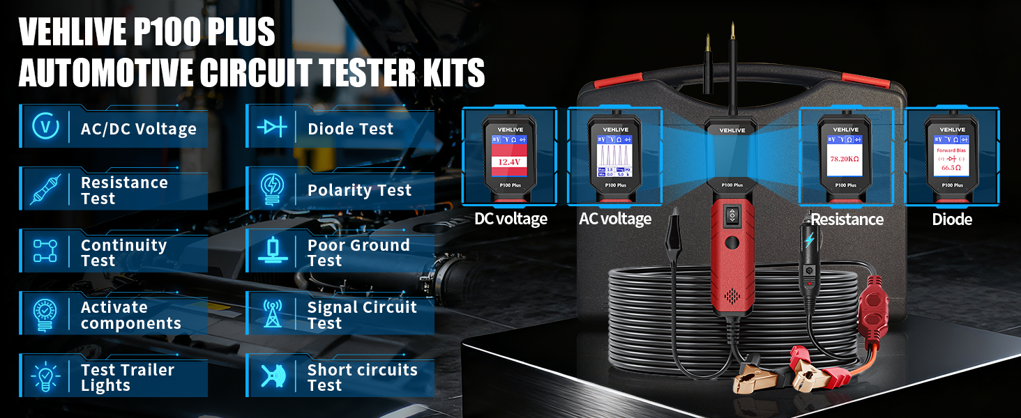 Battery tester，Circuit tester，Automobile diagnosis，Auto repair tools，Instruments and Apparatuses，Tools and equipment，Auto Insurance Products，Automotive aftermarket，