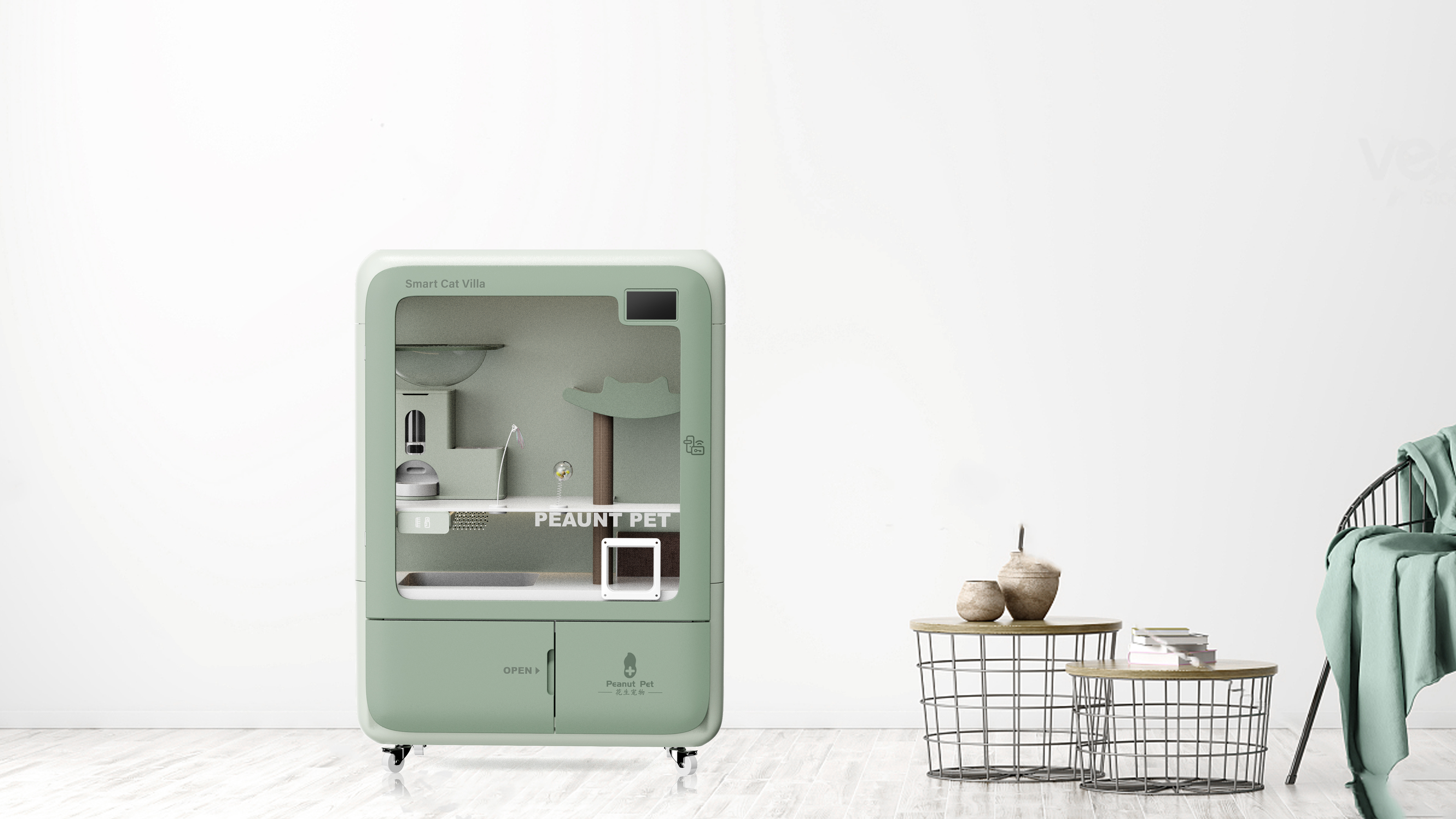 Intelligent products，Pet Supplies & Pet，Cat Room，Interaction design，