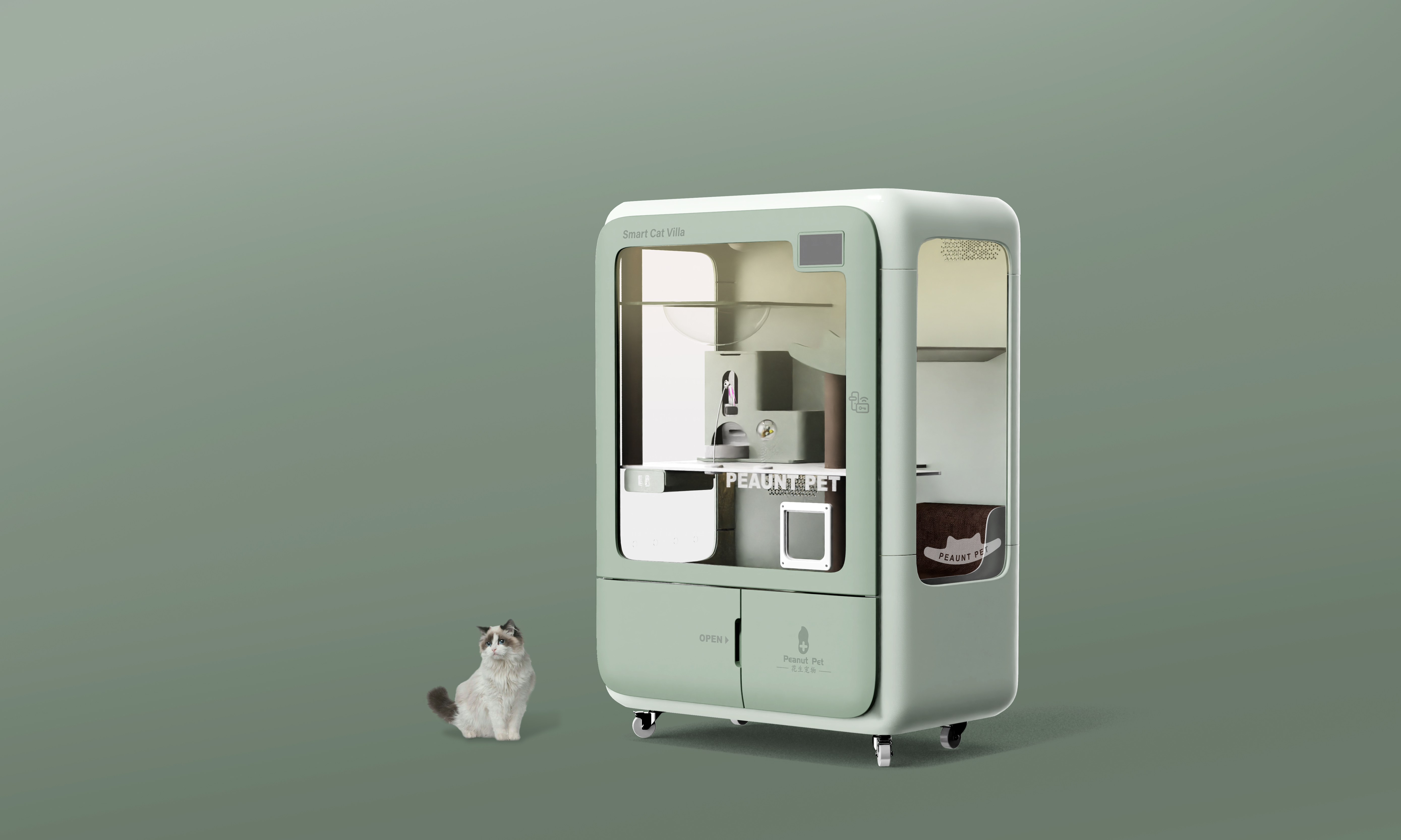 Intelligent products，Pet Supplies & Pet，Cat Room，Interaction design，