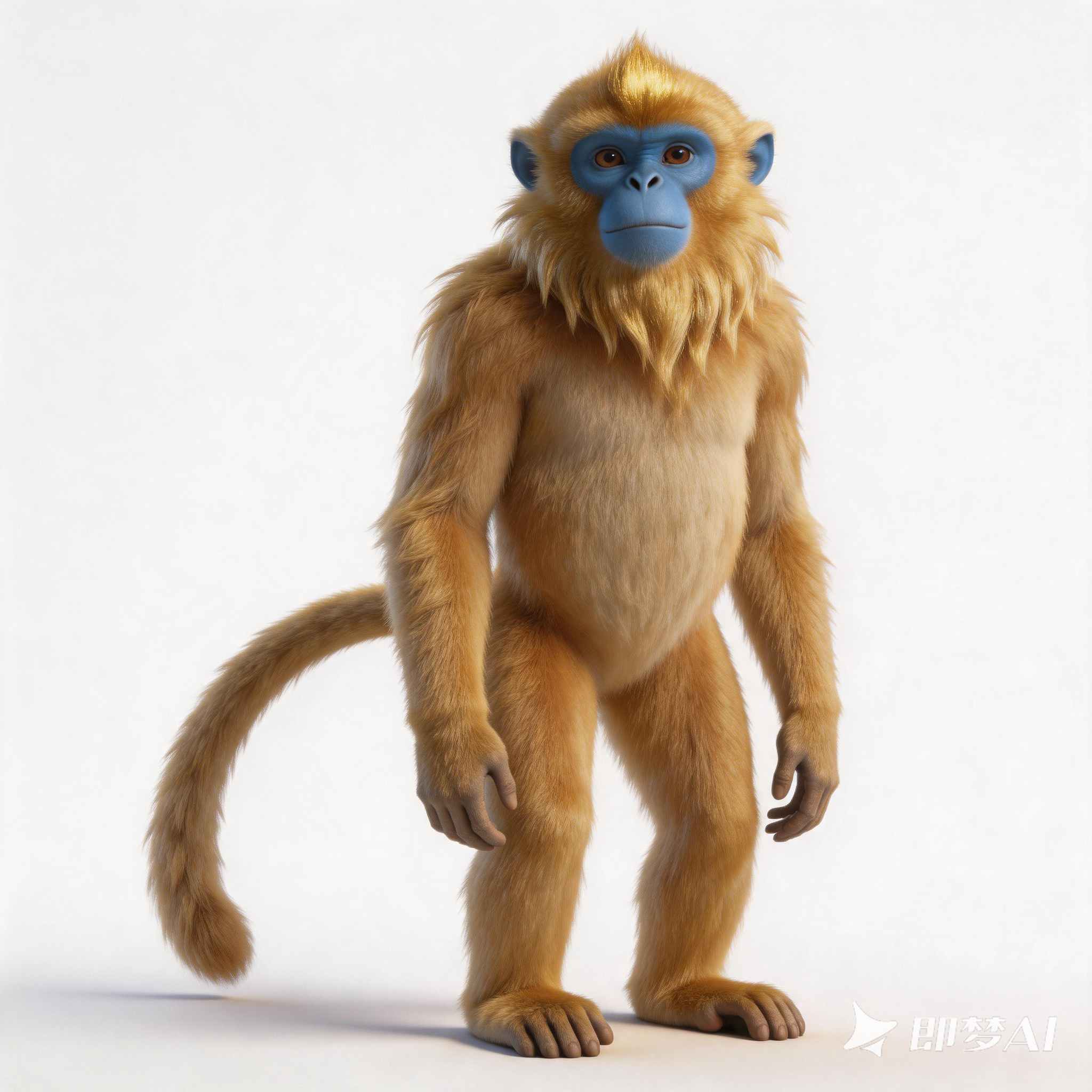 Golden snub-nosed monkey，