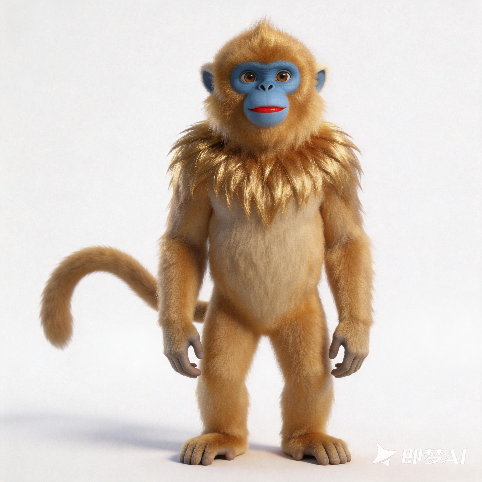 Golden snub-nosed monkey，