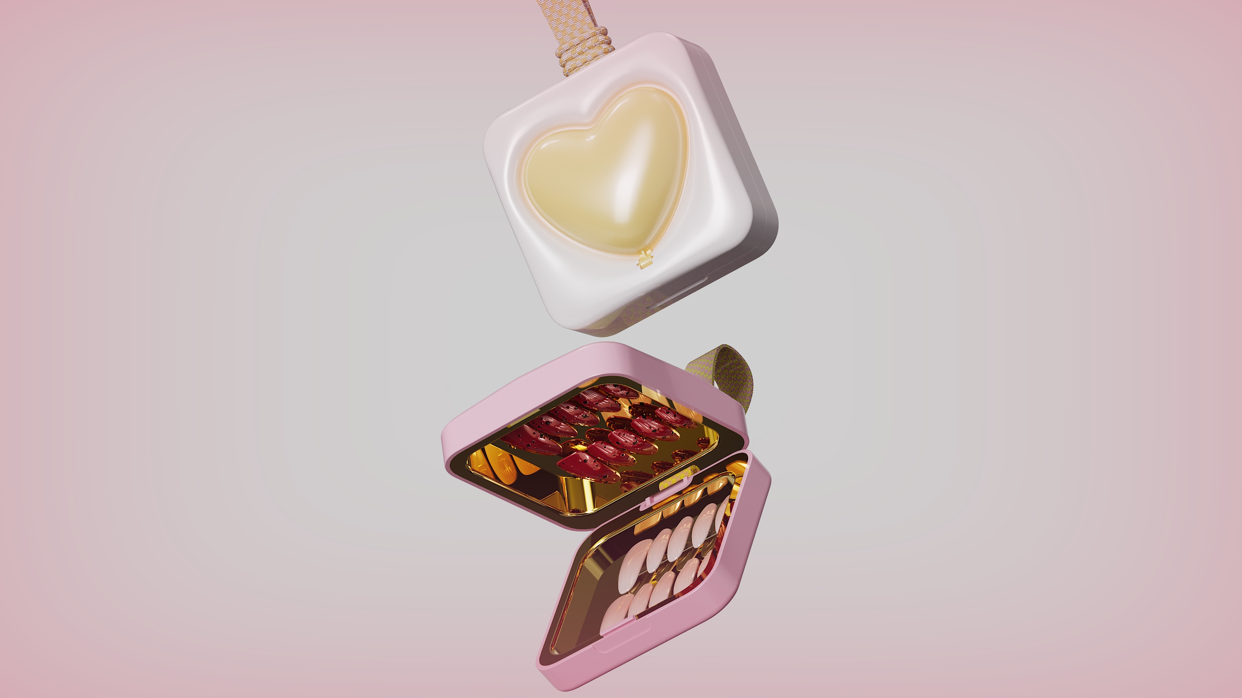 Wearable nails，Beauty makeup，Receive，Portable，dopamine，Inflatable feeling，expansion，design language ，