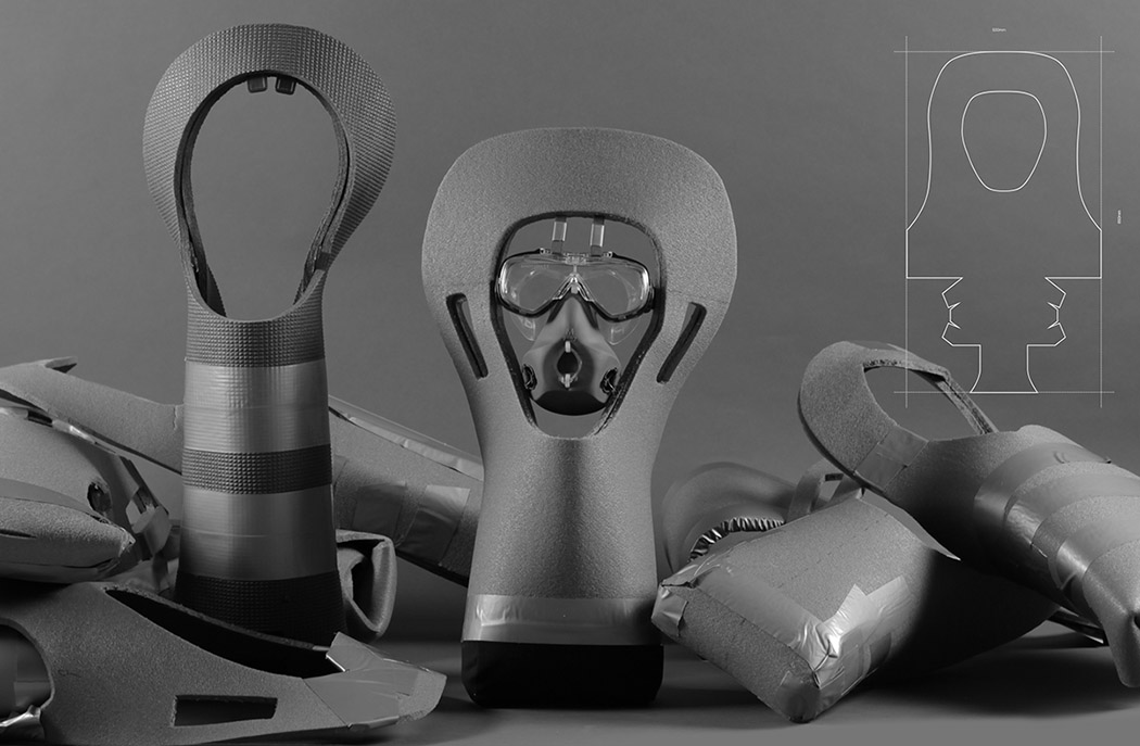 industrial design，product design，Oxygen mask，Airscape，