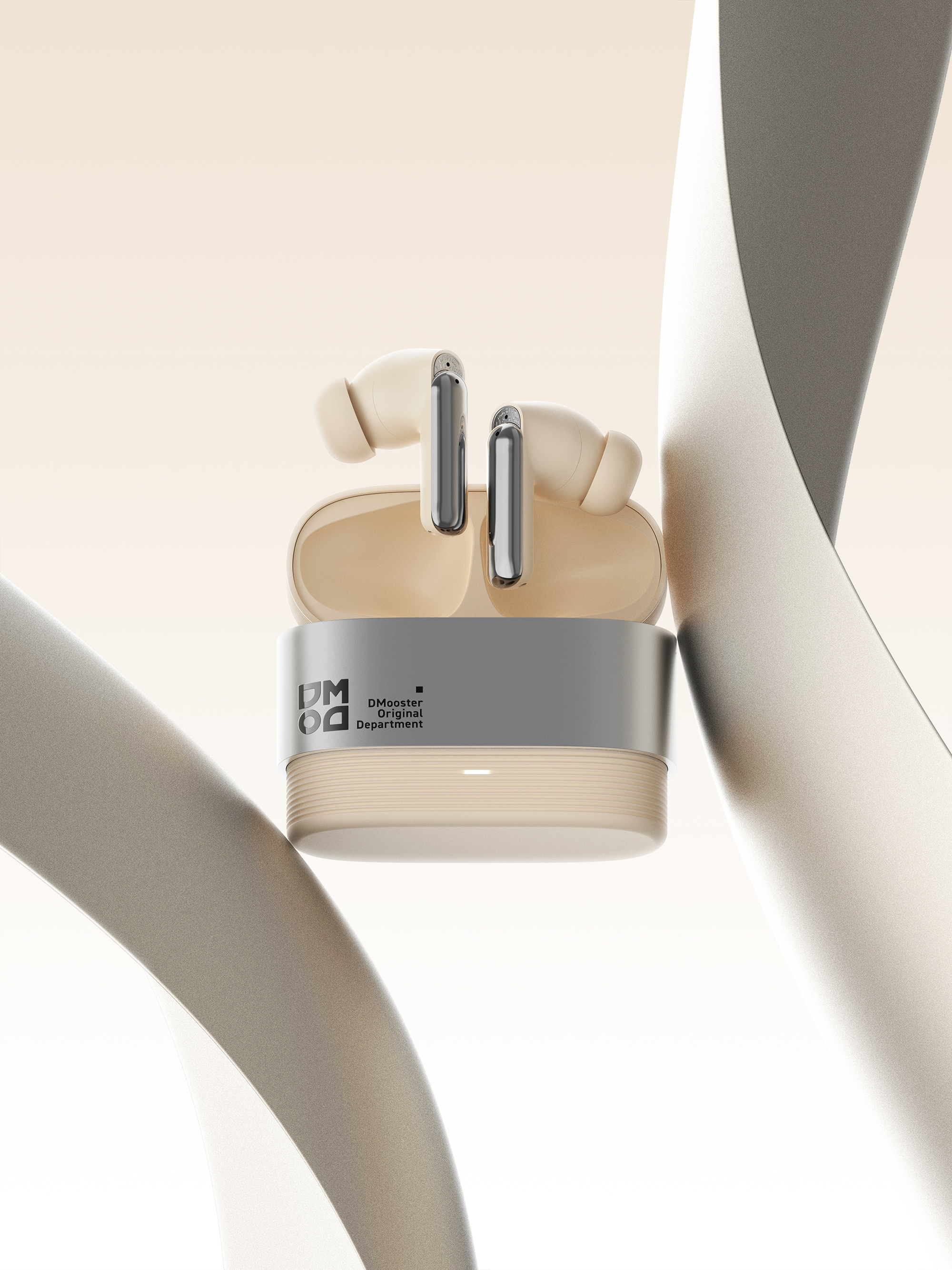dmooster，Big Monster，Bluetooth headset，industrial design，Render，Chaopin，headset，tws，