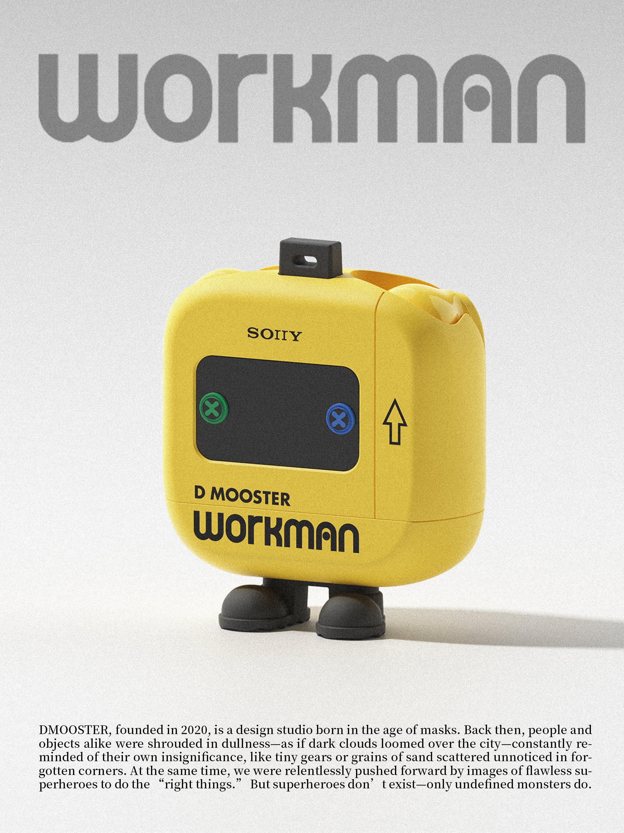 dmooster，Big Monster，Bluetooth headset，tws，industrial design，Render，Chaopin，Earphone design，