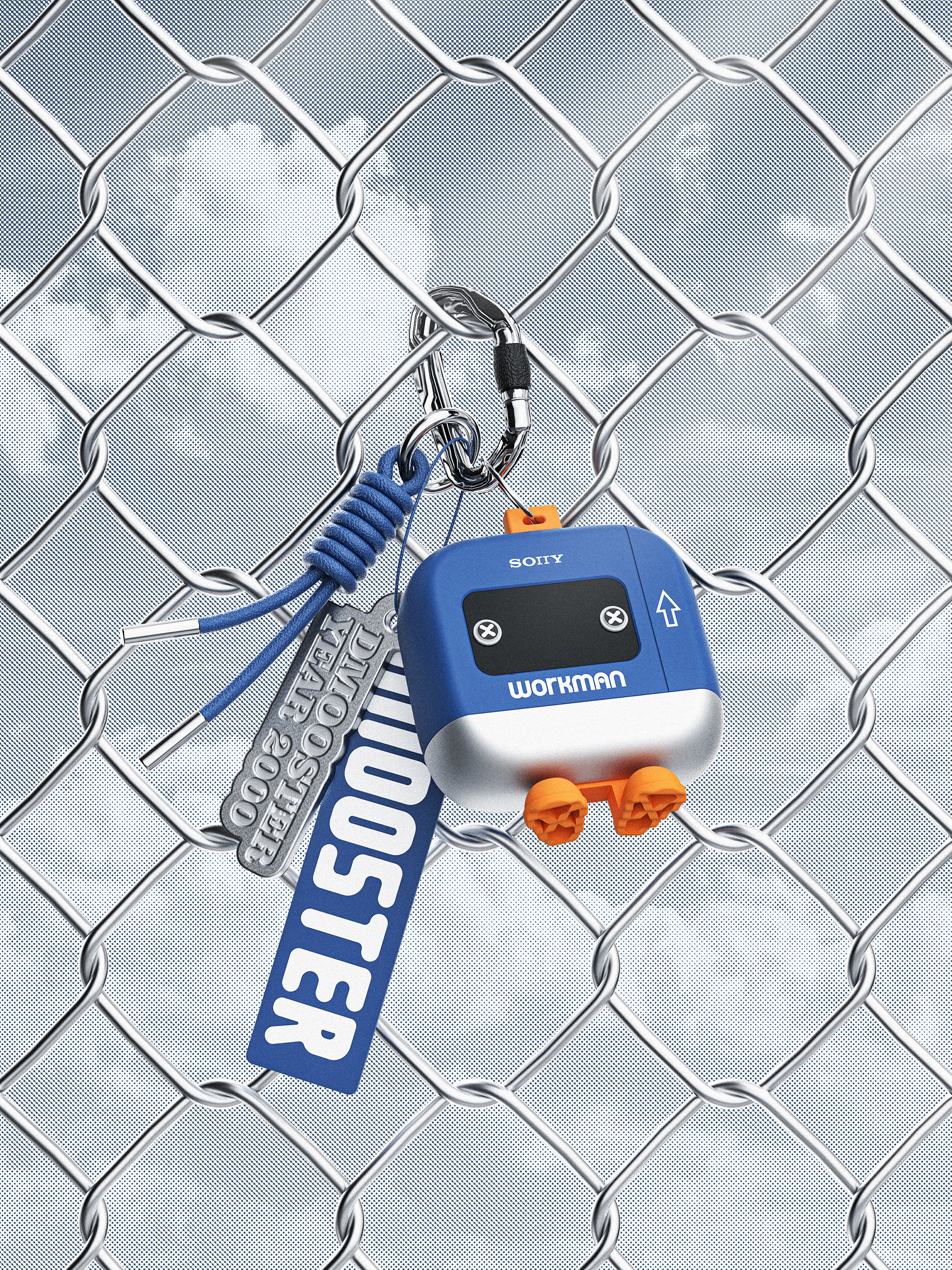 dmooster，Big Monster，Bluetooth headset，tws，industrial design，Render，Chaopin，Earphone design，