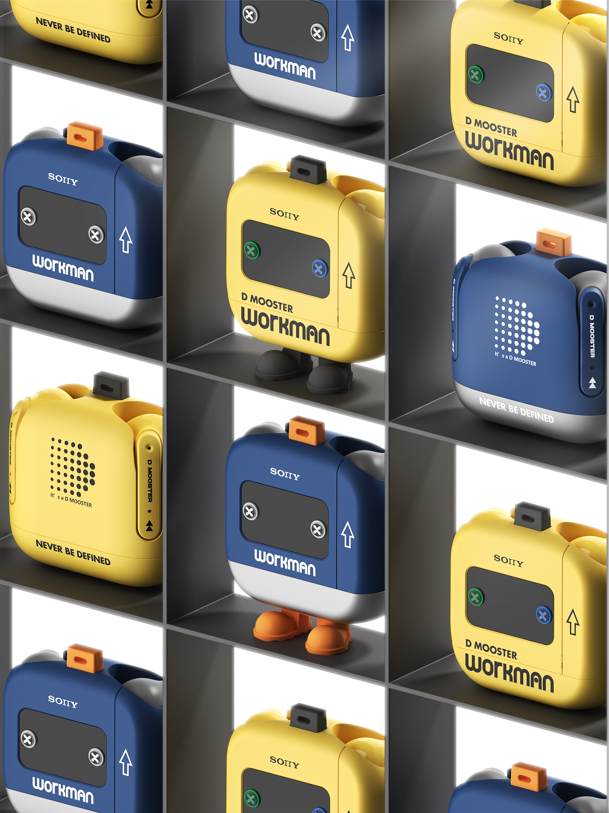dmooster，Big Monster，Bluetooth headset，tws，industrial design，Render，Chaopin，Earphone design，