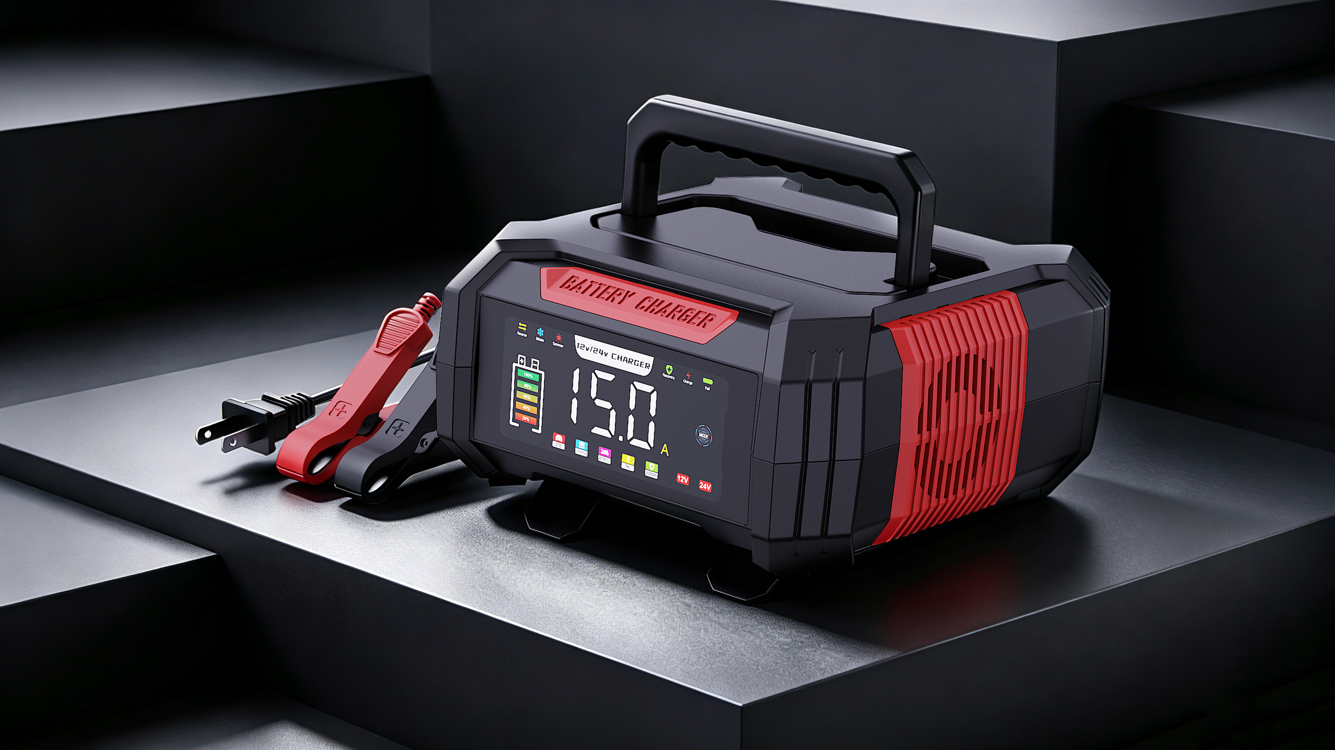 Battery Charger，Battery charger，Battery charger，Multi-function battery charger，Battery Repair Tool，Auto repair tools，Battery repair，Whole case design，