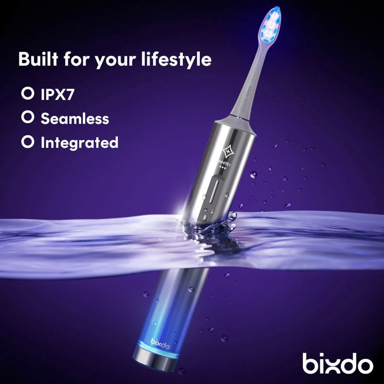 Bixdo W60，Blue-light teeth-whitening toothbrush，Sonic electric toothbrush，Oral care，