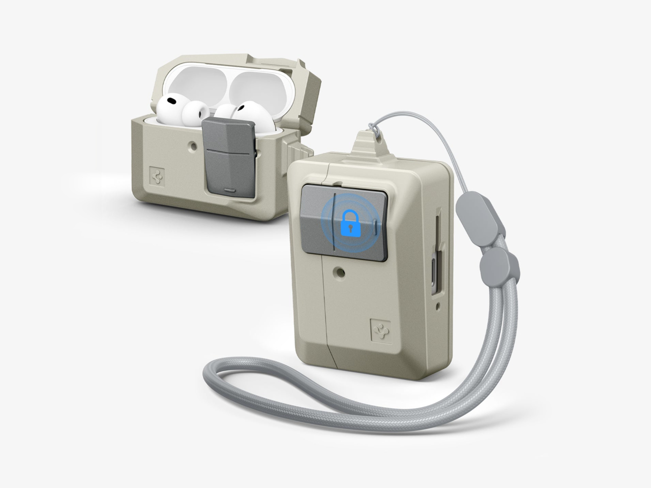 AirPodsPro3，Protective shell，Vintage Macintosh，Nostalgic design，Loss prevention，